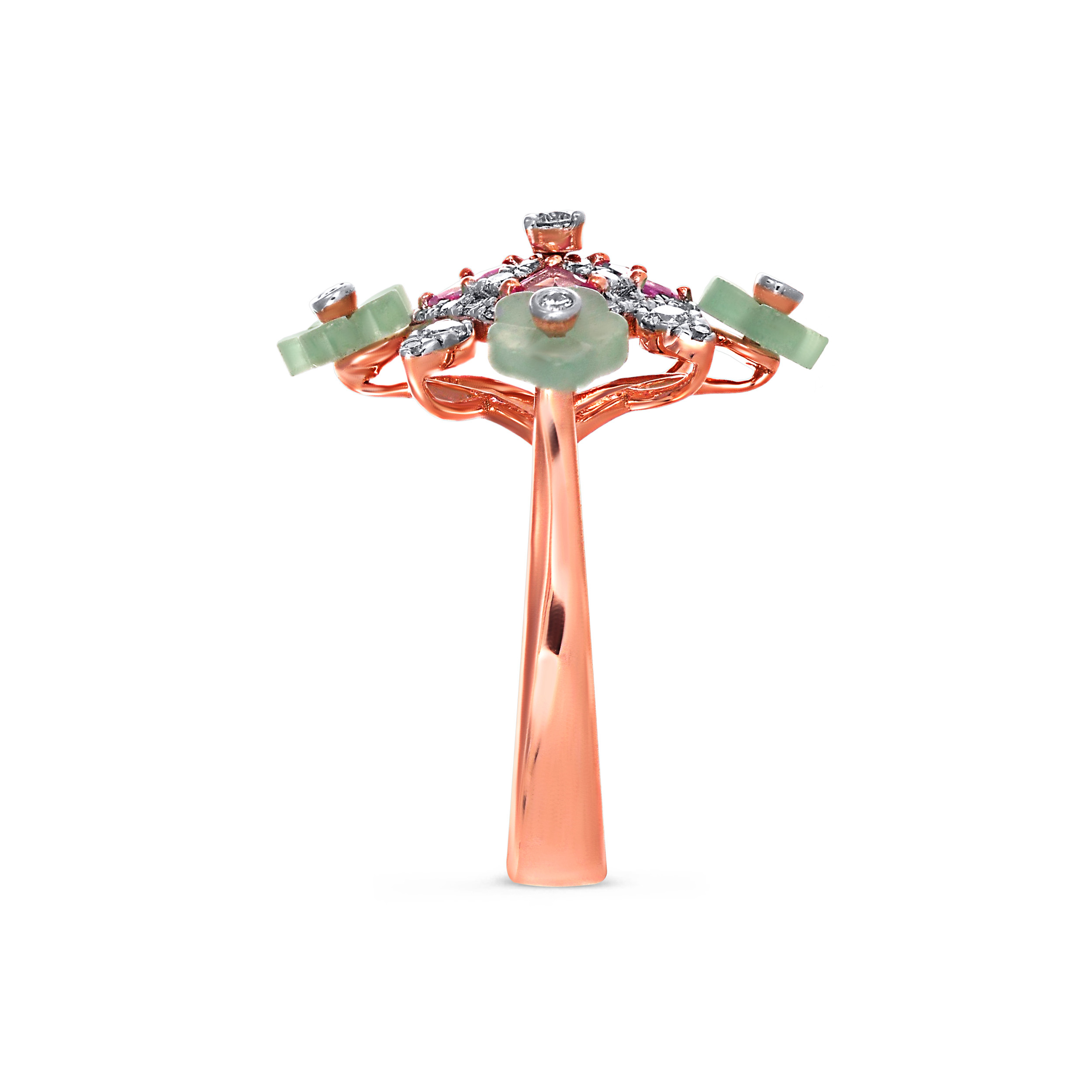Moonlit Bloom Diamond Ring - Senco Gold and Diamonds