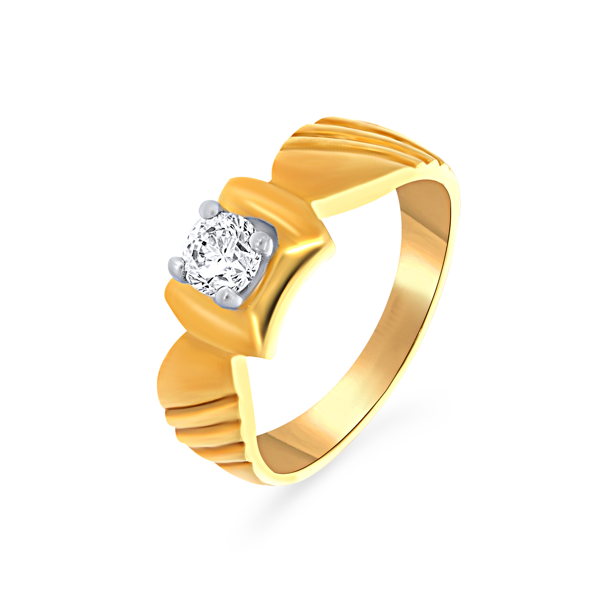Glowing Moments Men Solitaire Ring - Senco Gold and Diamonds