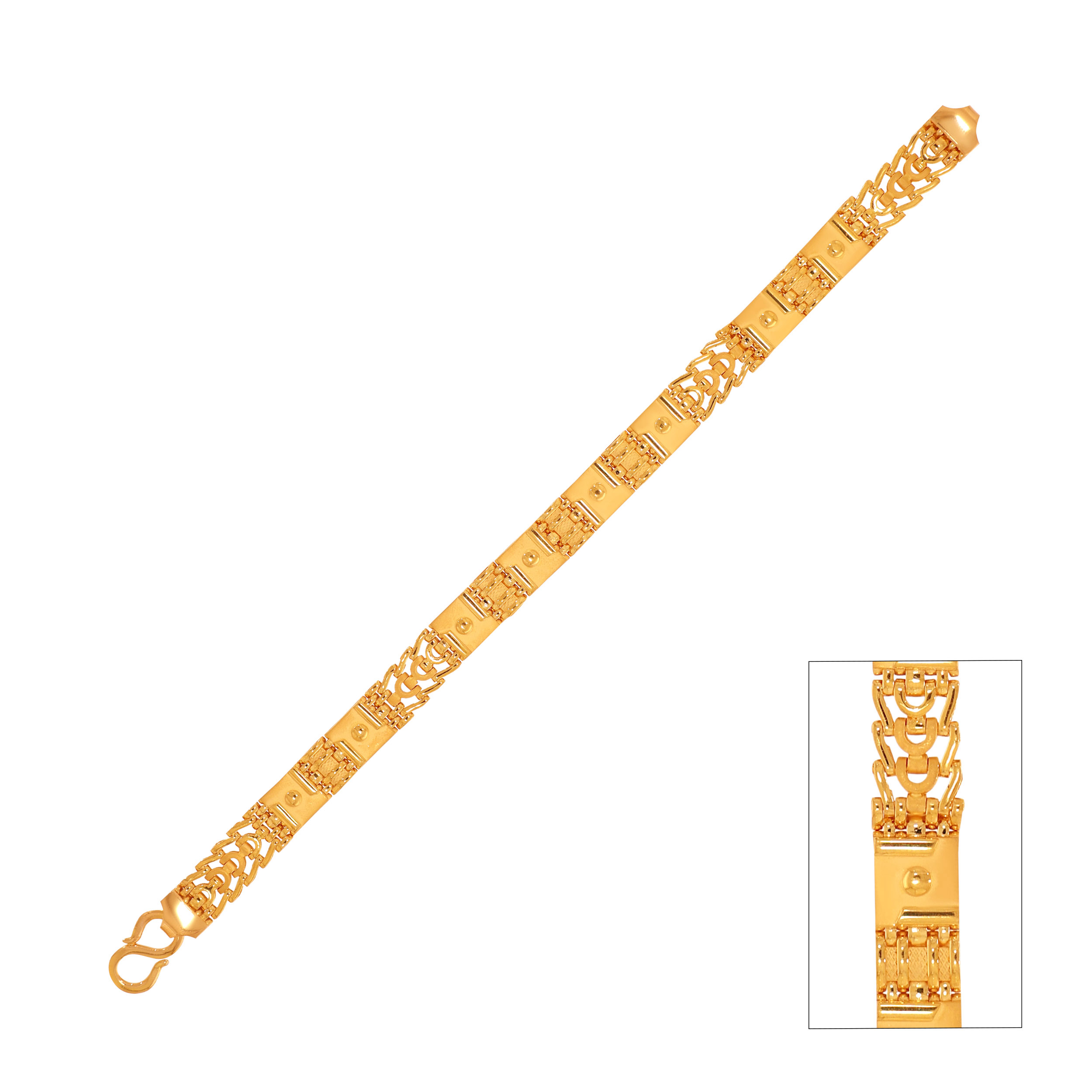 22K Yellow Gold Men Wristlet-GWR-D000659715 - Senco Gold and Diamonds