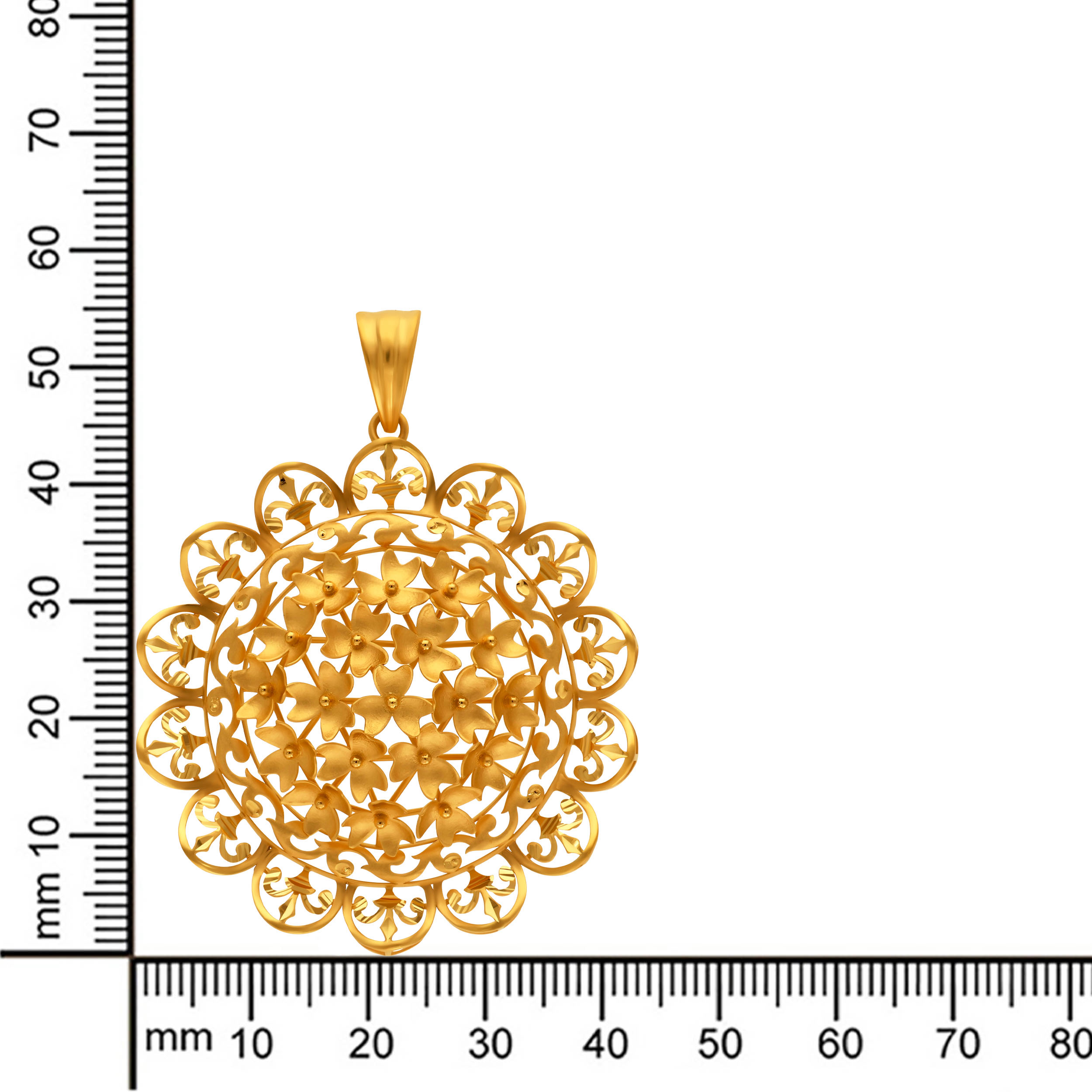 Blossom Medley Gold Pendant - Senco Gold and Diamonds