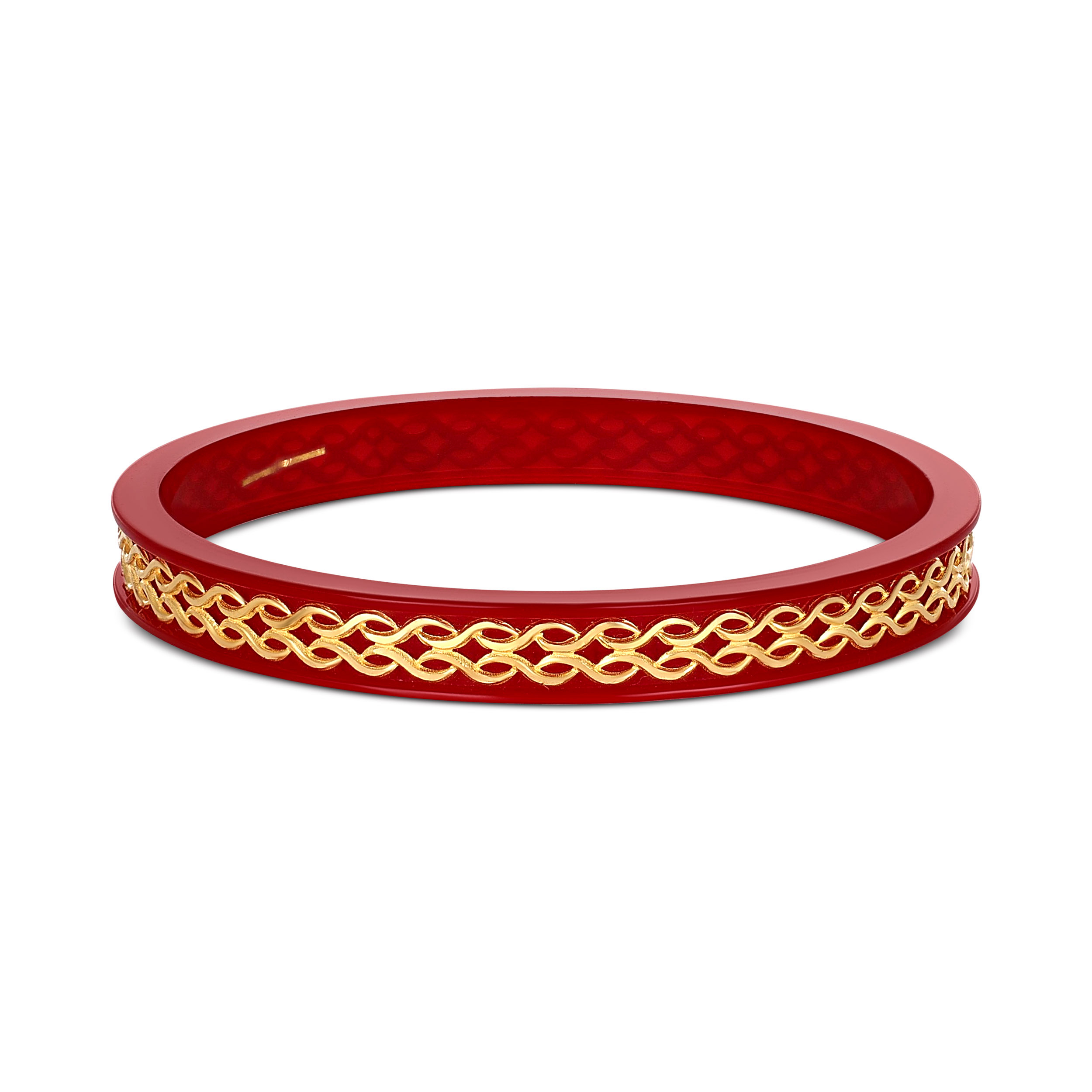 Wavecrest Gold Pola Bangle - Senco Gold and Diamonds