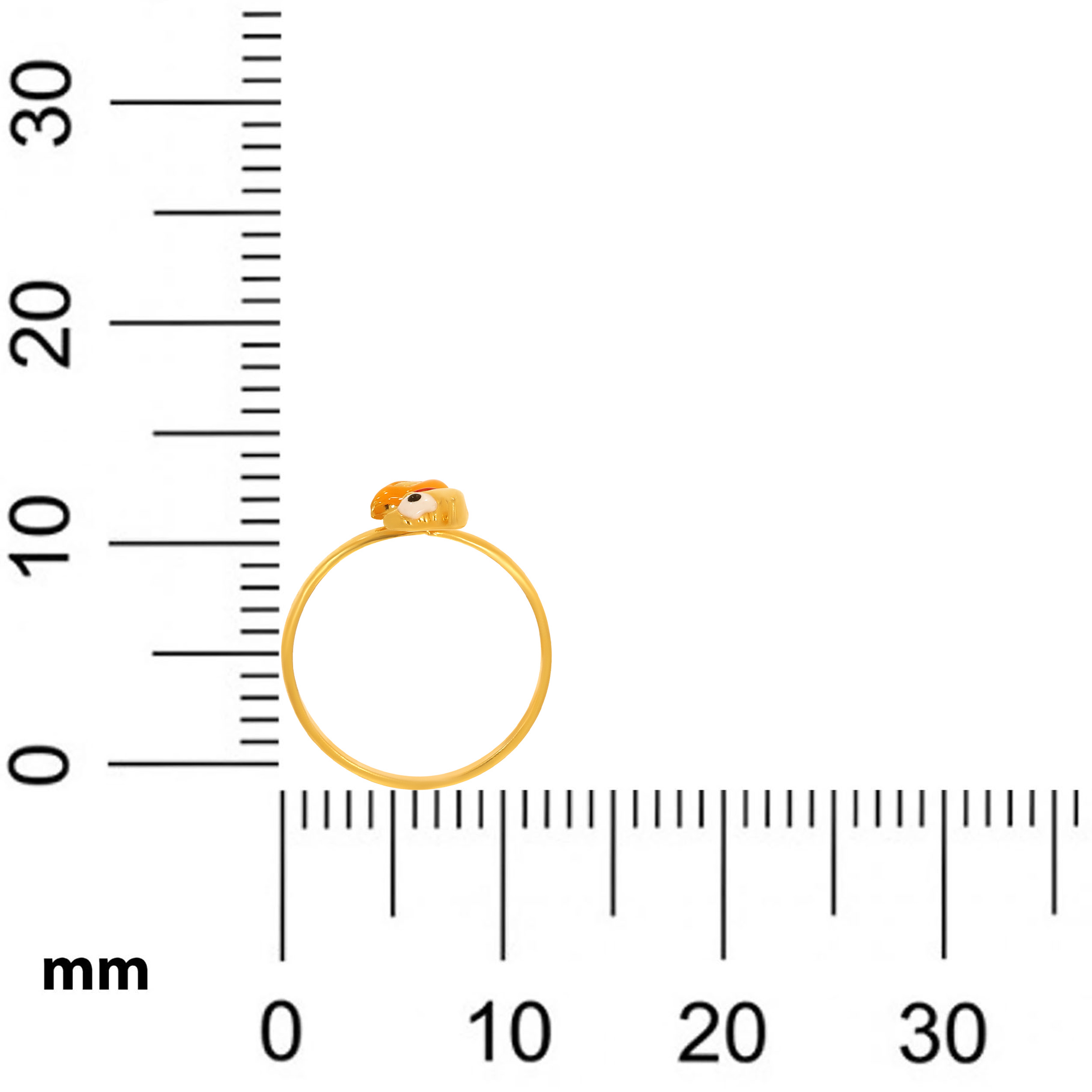 Cheerful Duck Kid's Gold Ring - Senco Gold and Diamonds