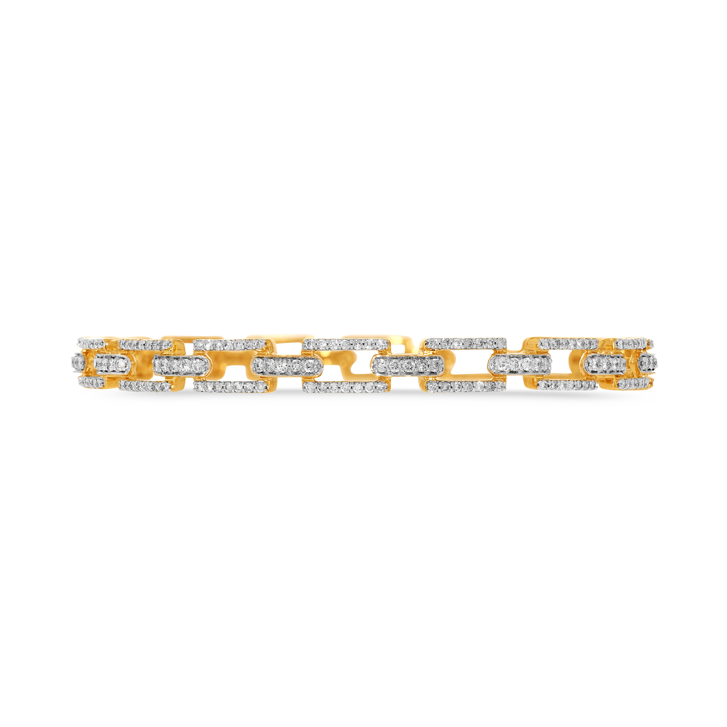 Gleaming Bond Diamond Bangle - Senco Gold and Diamonds