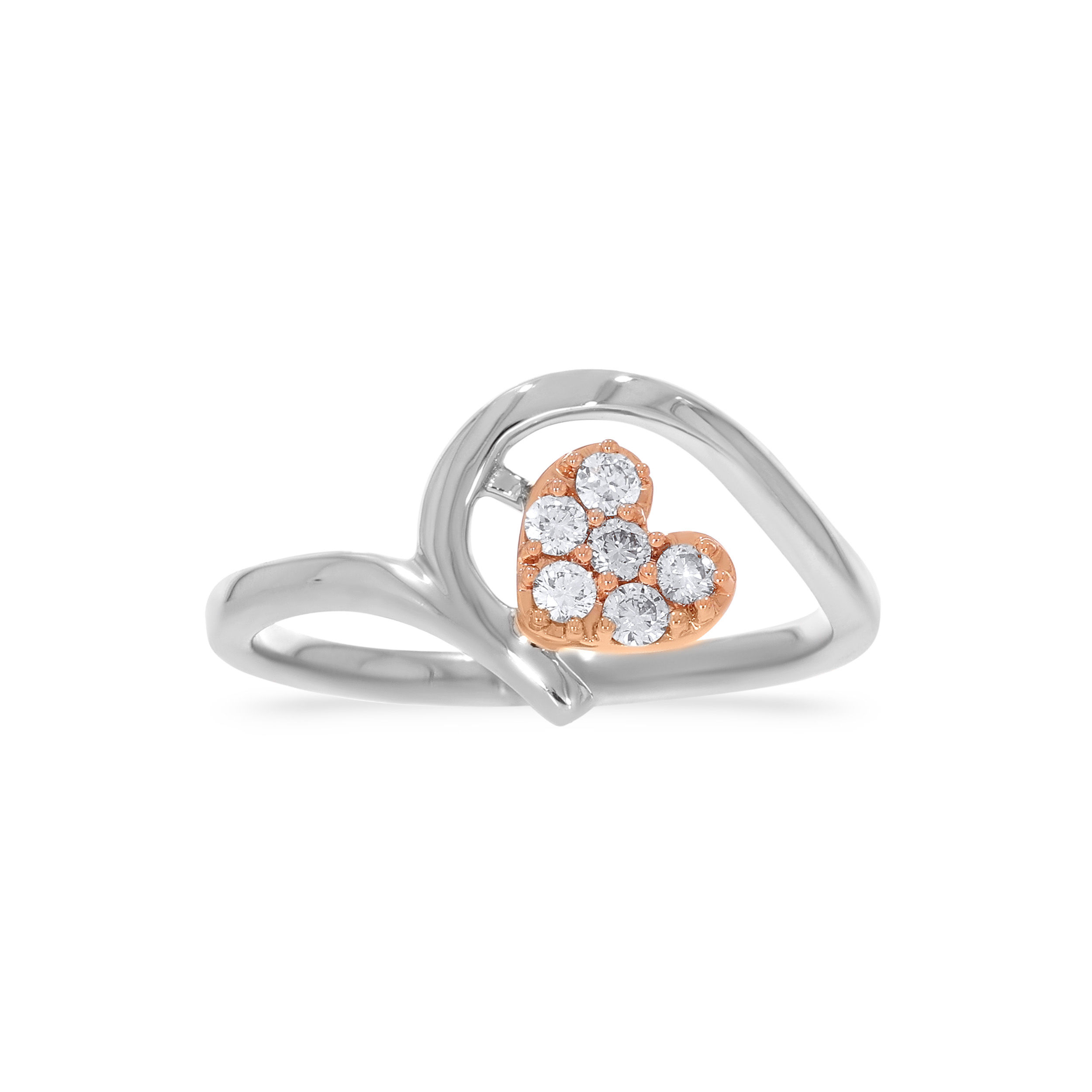Love Knot Platinum Ring - Senco Gold and Diamonds