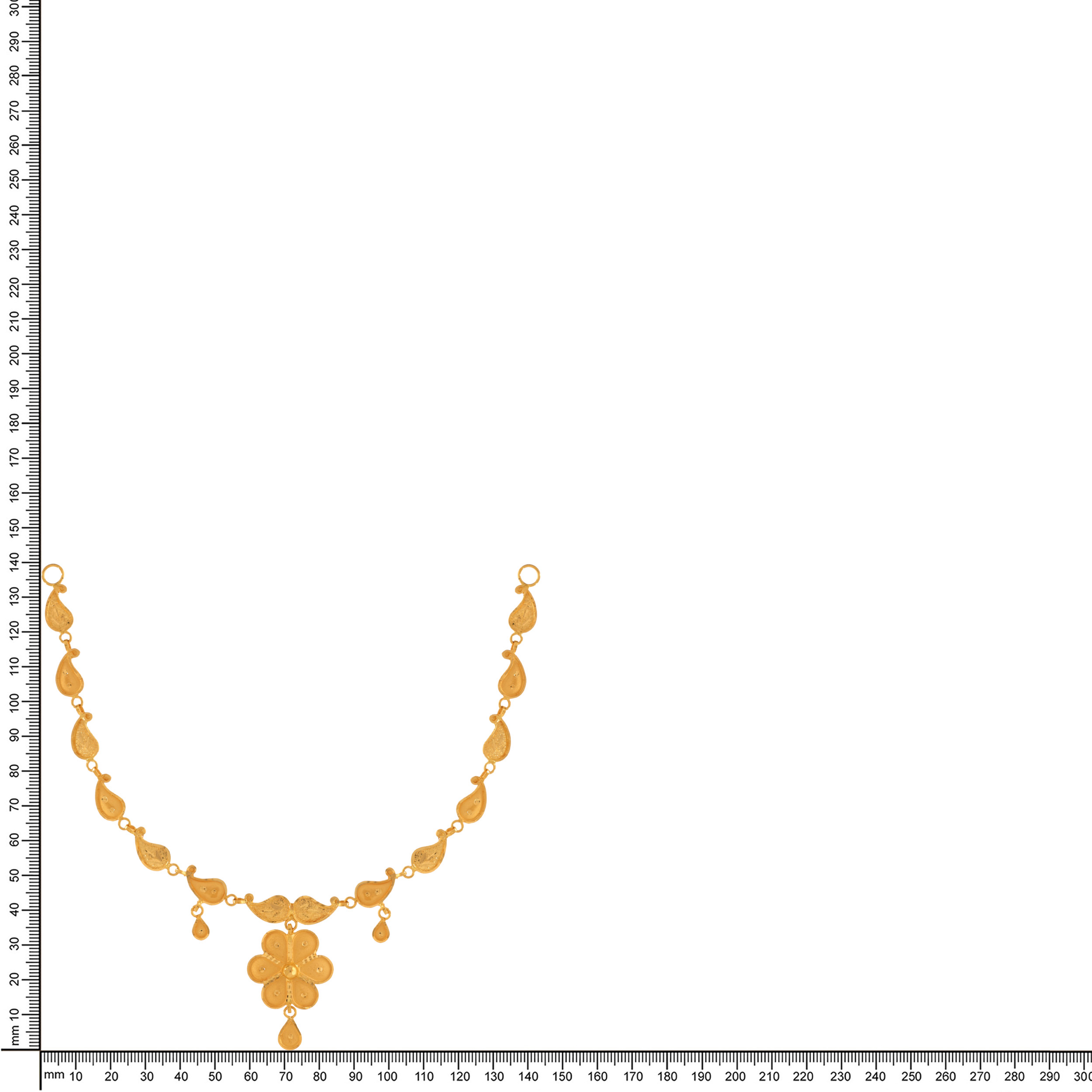 Petal Trail Gold Necklace - Senco Gold and Diamonds