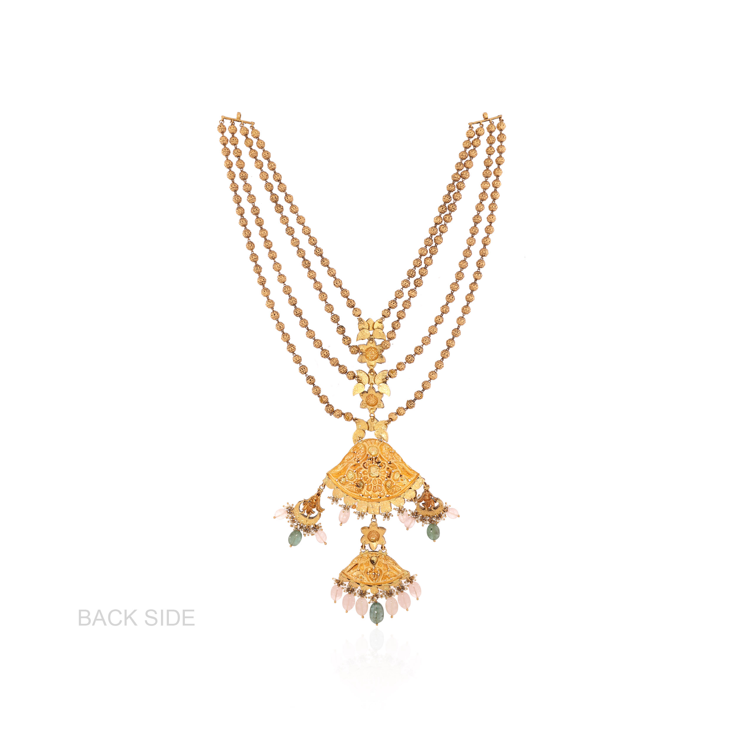 22K Yellow Gold Kundan Necklace-GN-D000788444 - Senco Gold and Diamonds