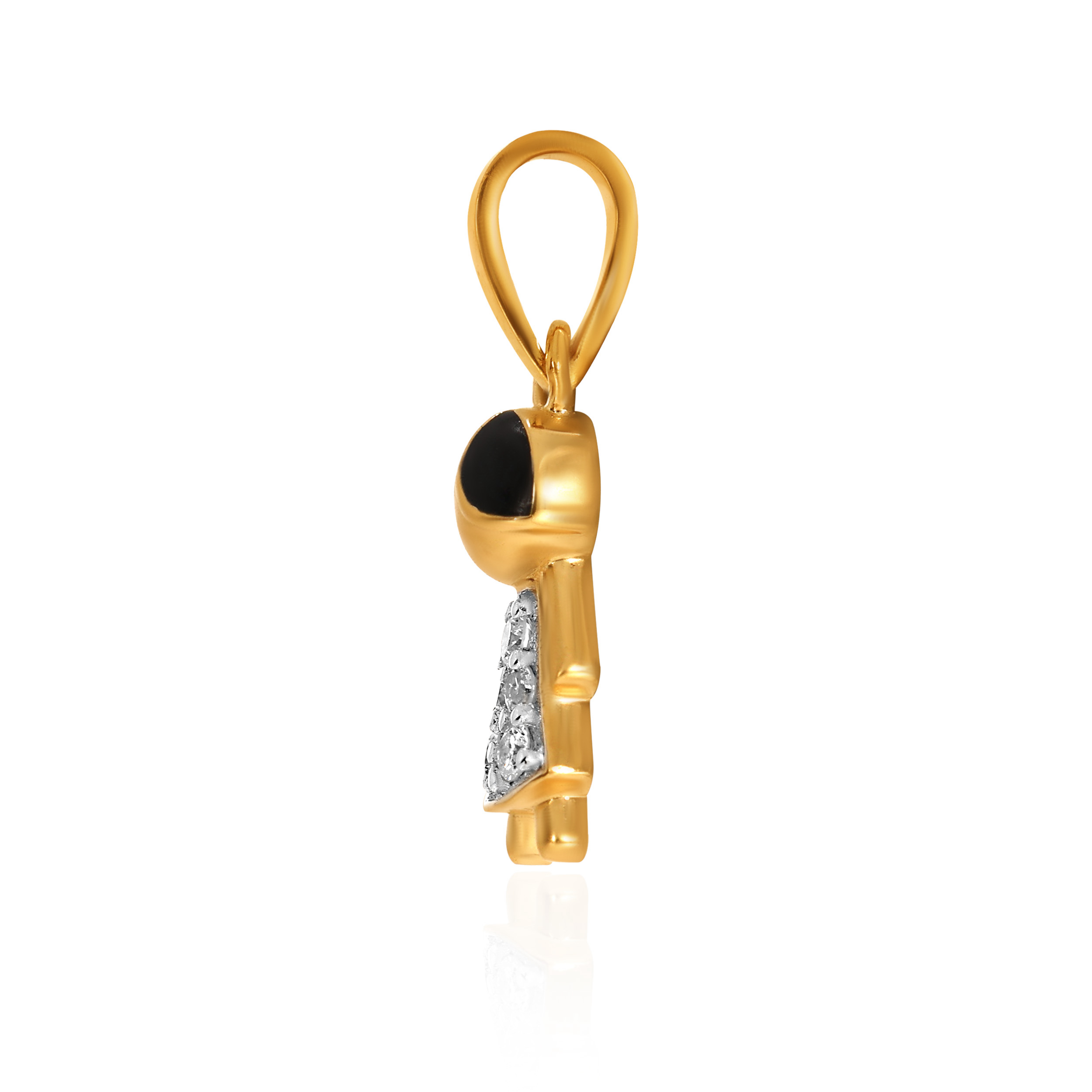 14K Yellow Gold Kids Diamond Pendant-DPN-D000790395 - Senco Gold and Diamonds