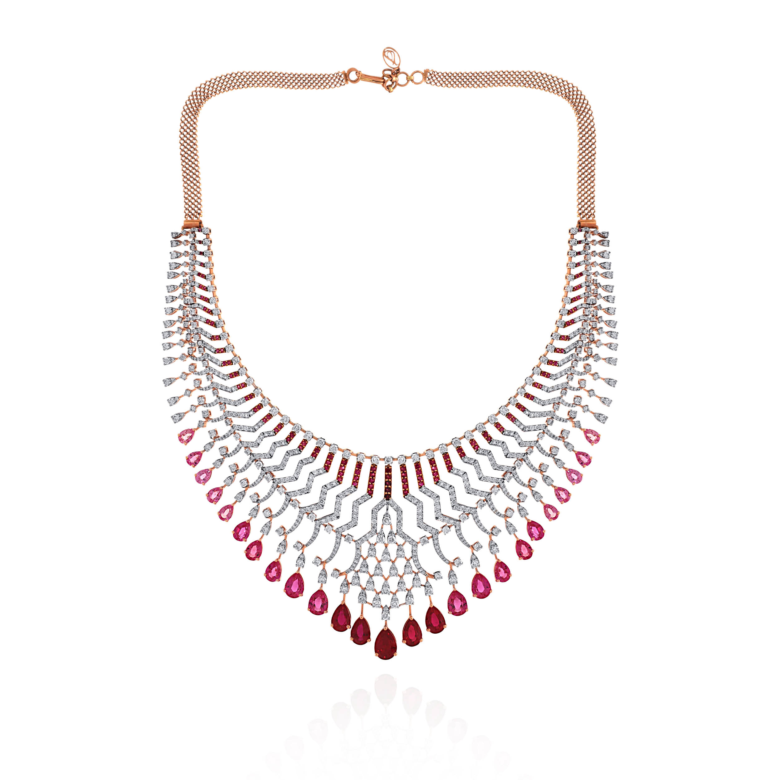 Venetian Rouge Diamond Necklace - Senco Gold and Diamonds