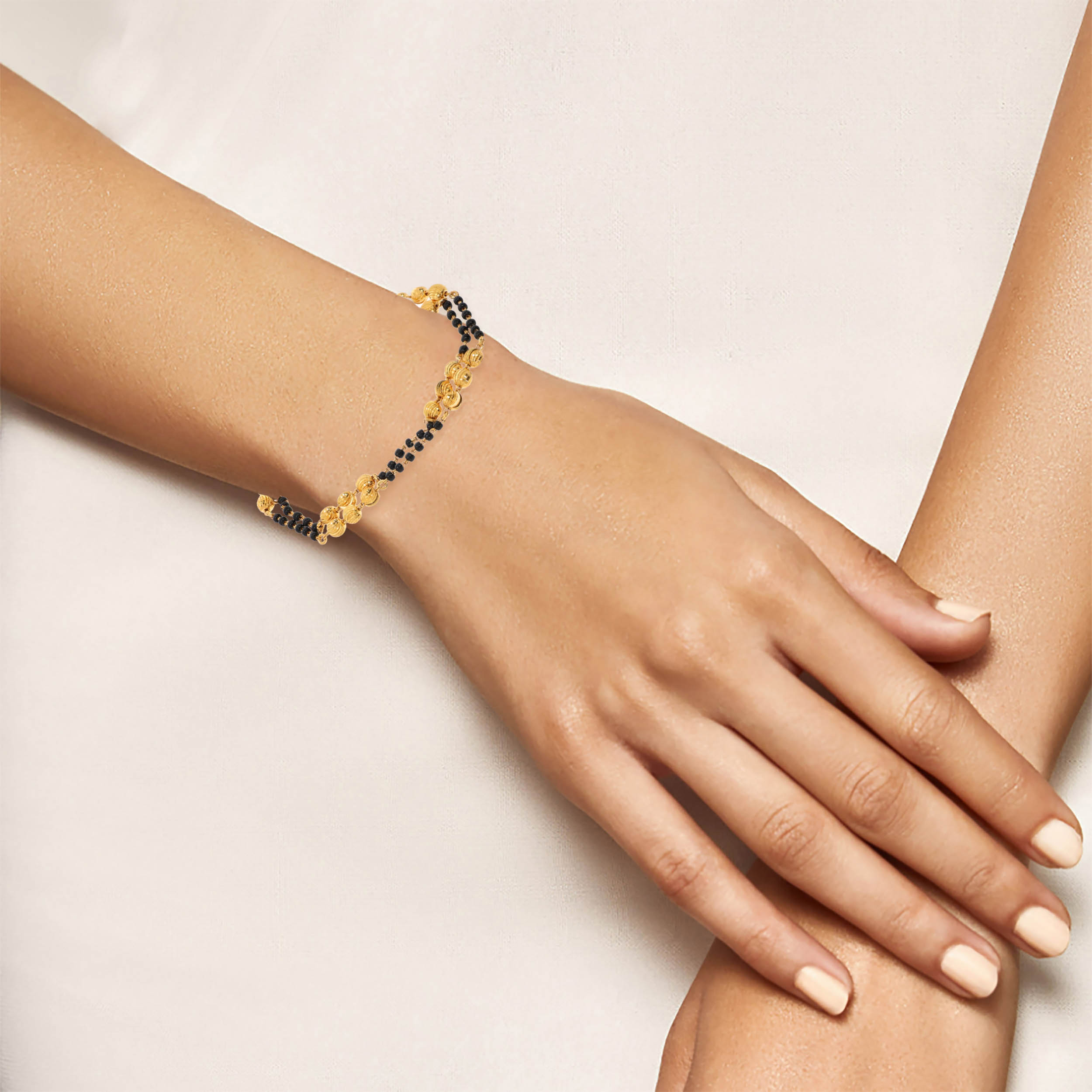 Beads and Balls Gold Bracelet - Senco Gold and Diamonds