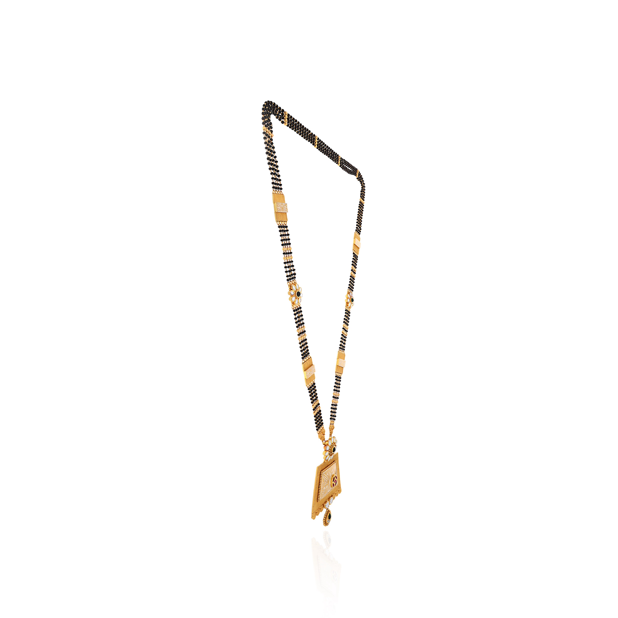 Royal Legacy Gold Kundan Mangalsutra - Senco Gold and Diamonds