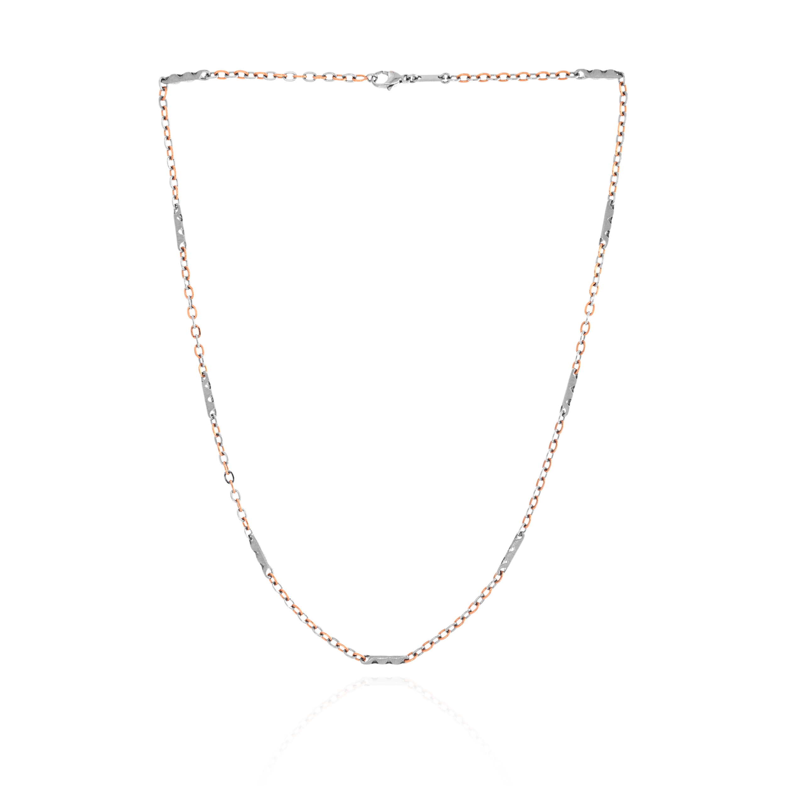 Core Link Men's Platinum Gold Chain - Senco Gold and Diamonds