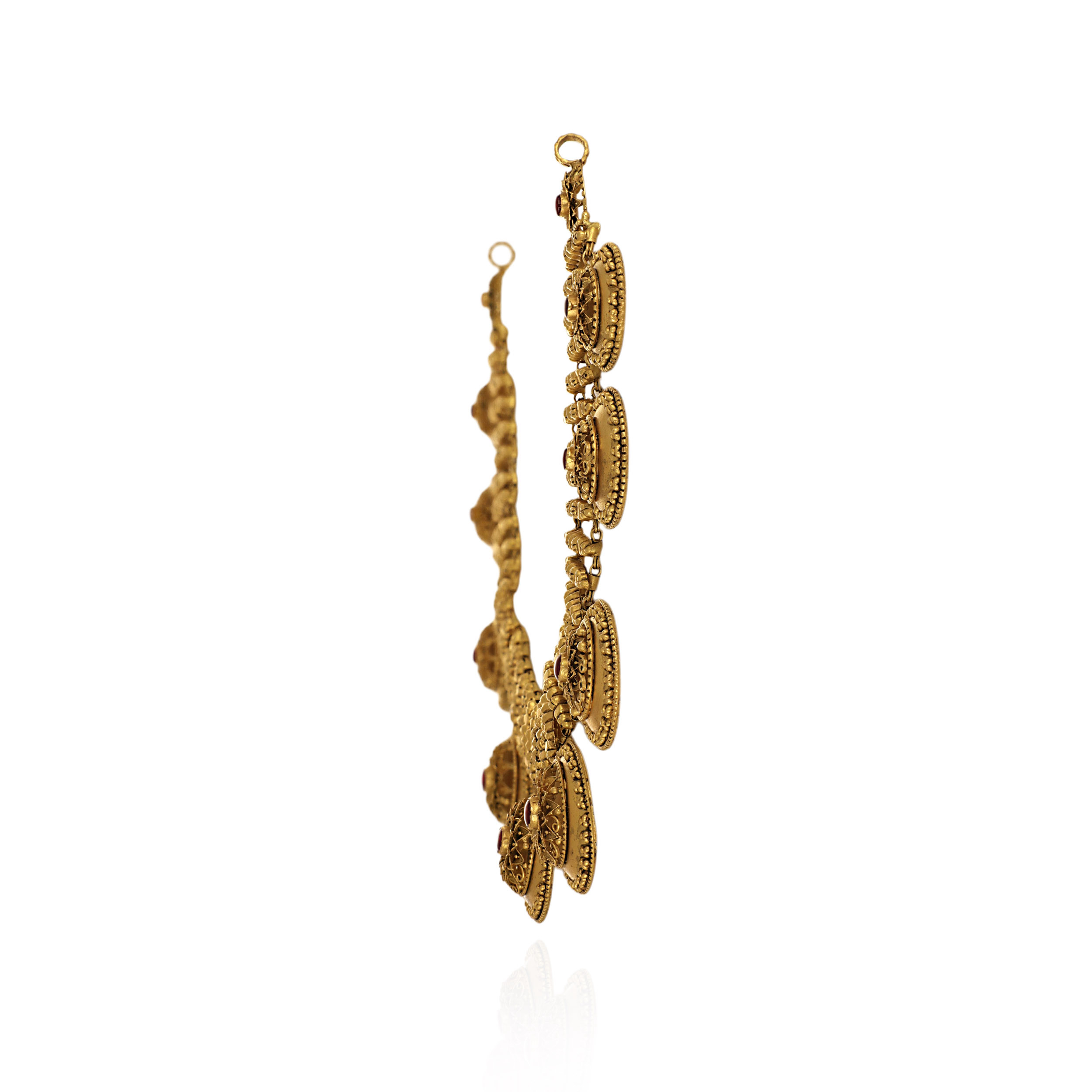 Lunaris Medallion Gold Necklace - Senco Gold and Diamonds
