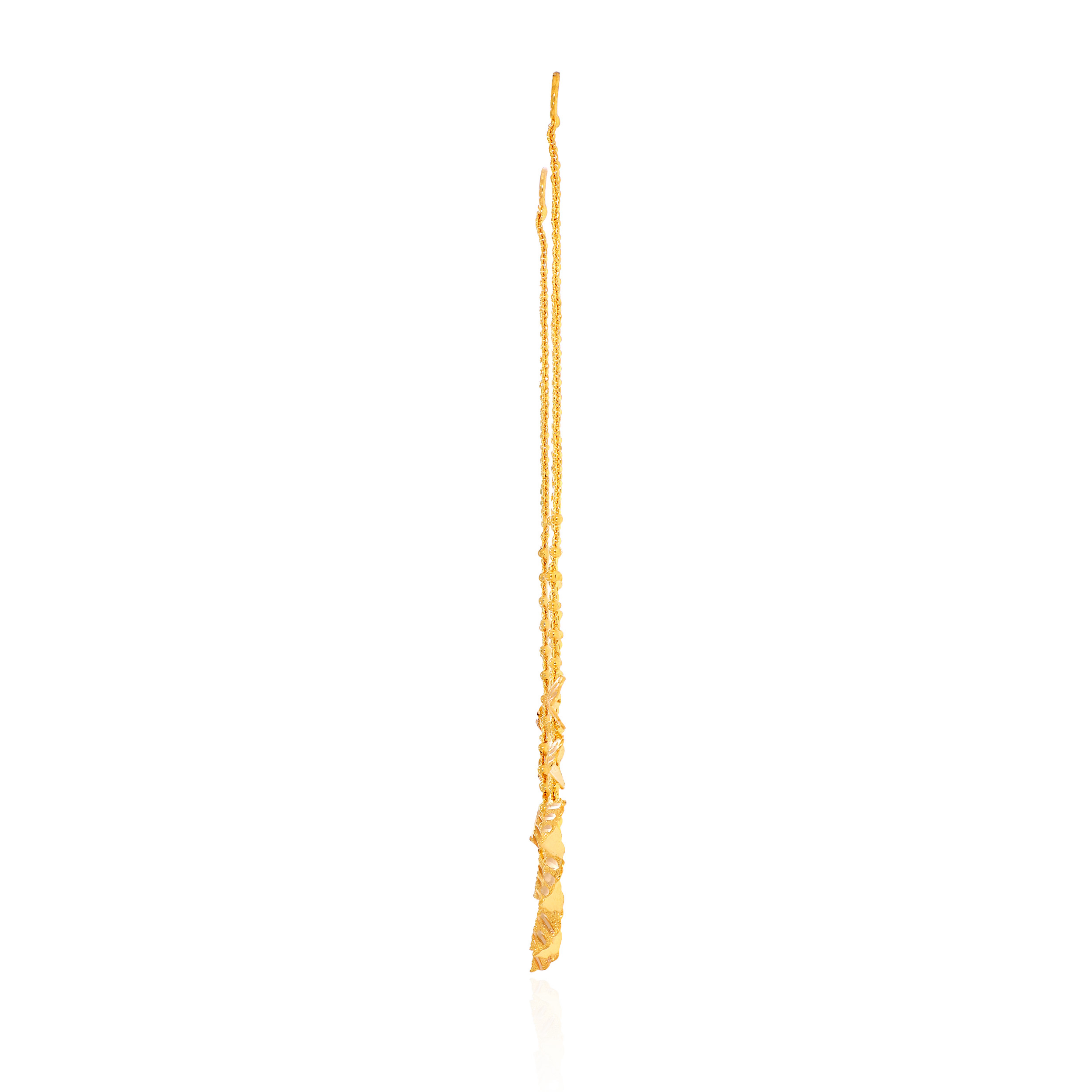 22K Yellow Gold Sleek Necklace-GN-D000709913 - Senco Gold and Diamonds