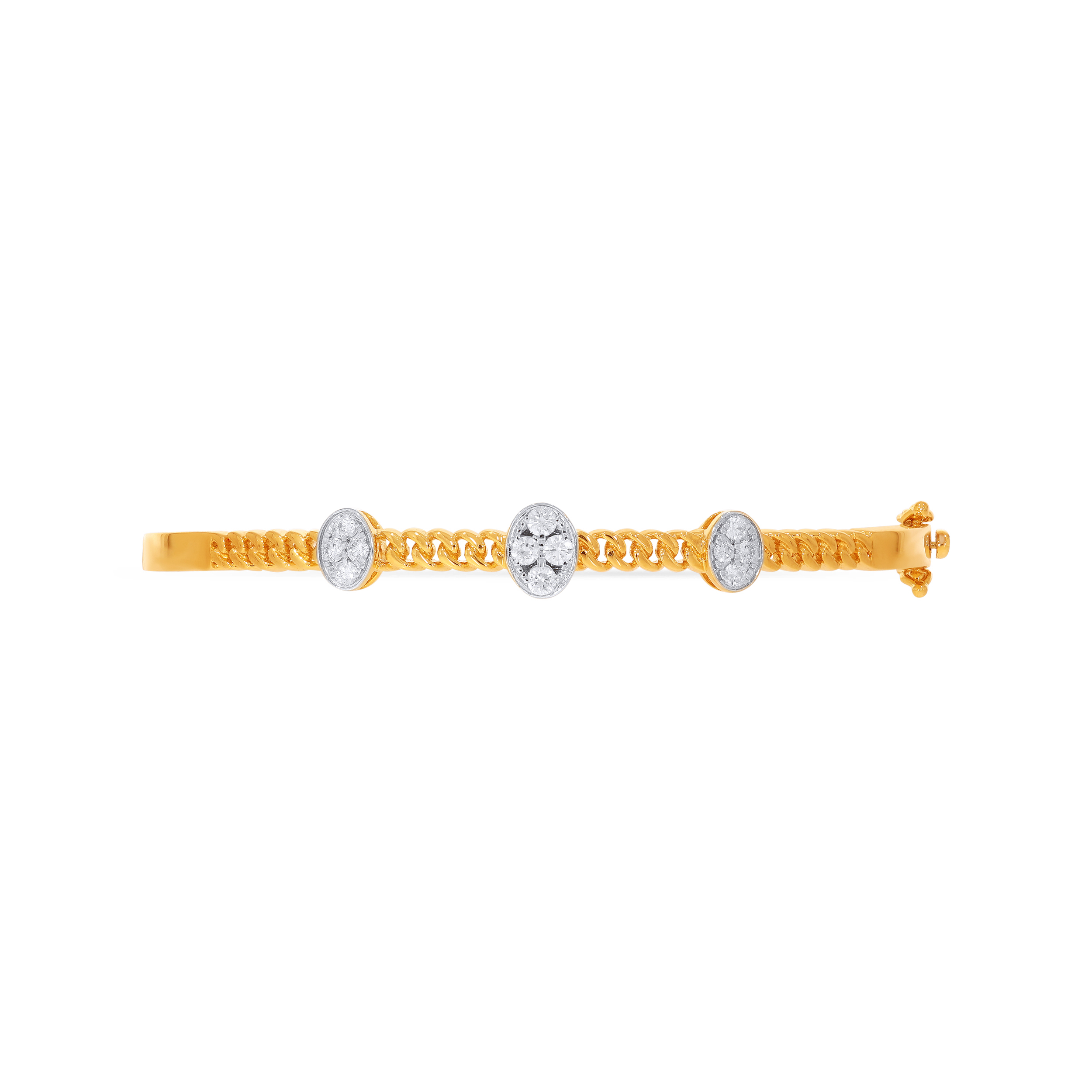14K Yellow Gold Diamond Bracelet-DBR-D000772722 - Senco Gold and Diamonds
