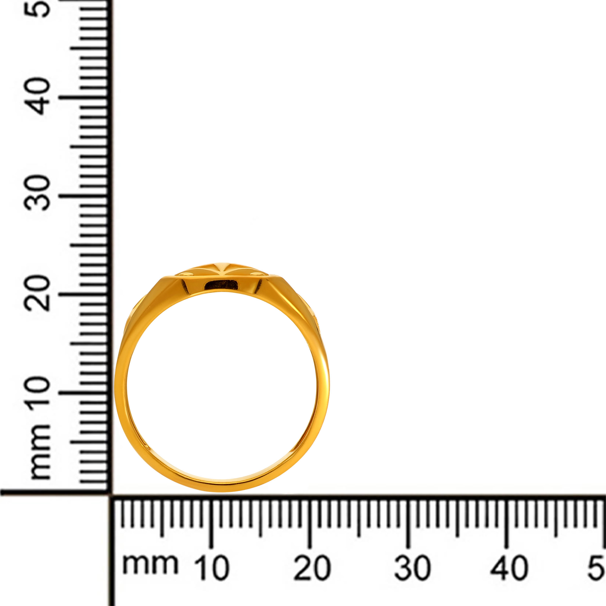 22K Yellow Gold Men Ring_GGR-SAD0006140 - Senco Gold and Diamonds