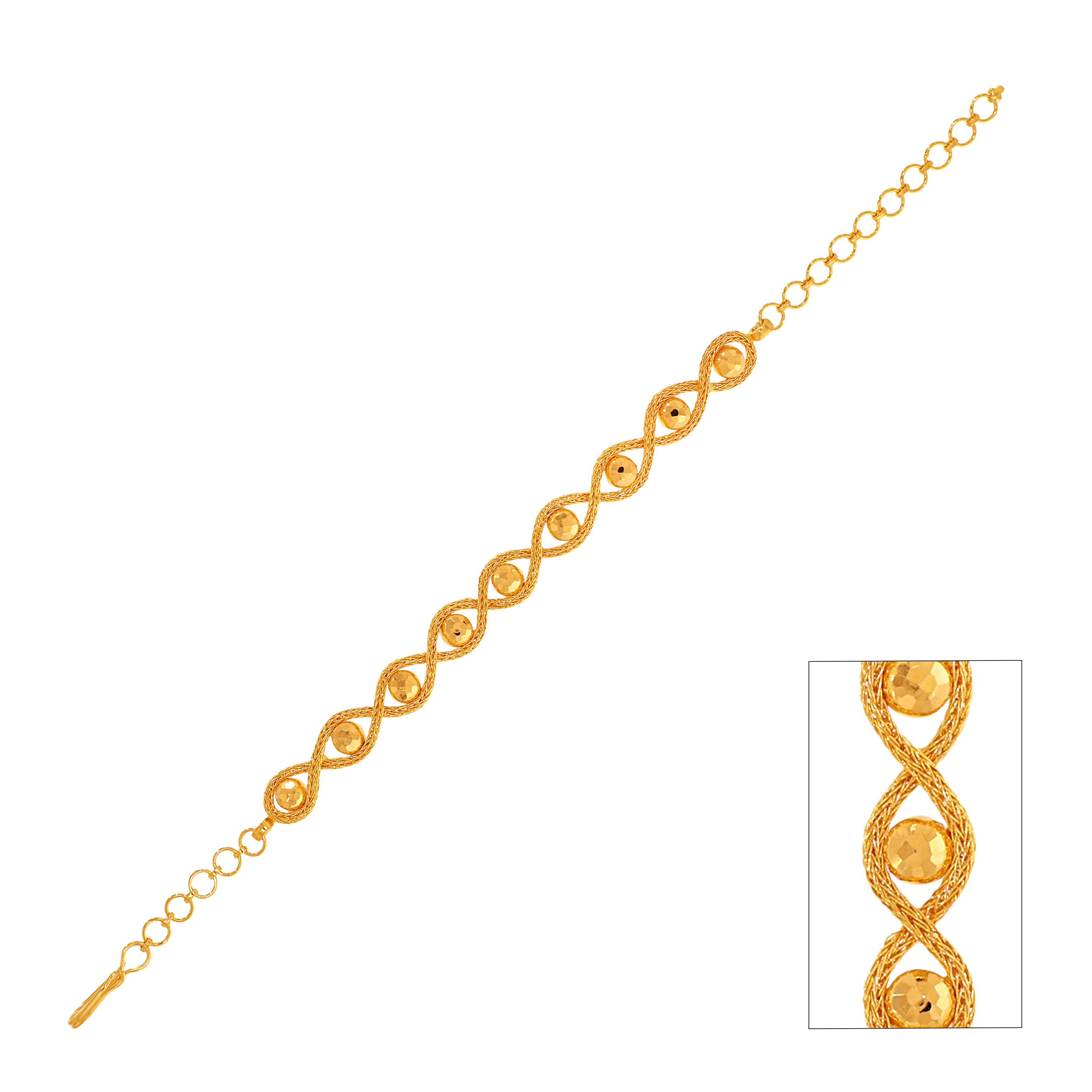 Seamless Infinity Gold Bracelet - Senco Gold and Diamonds