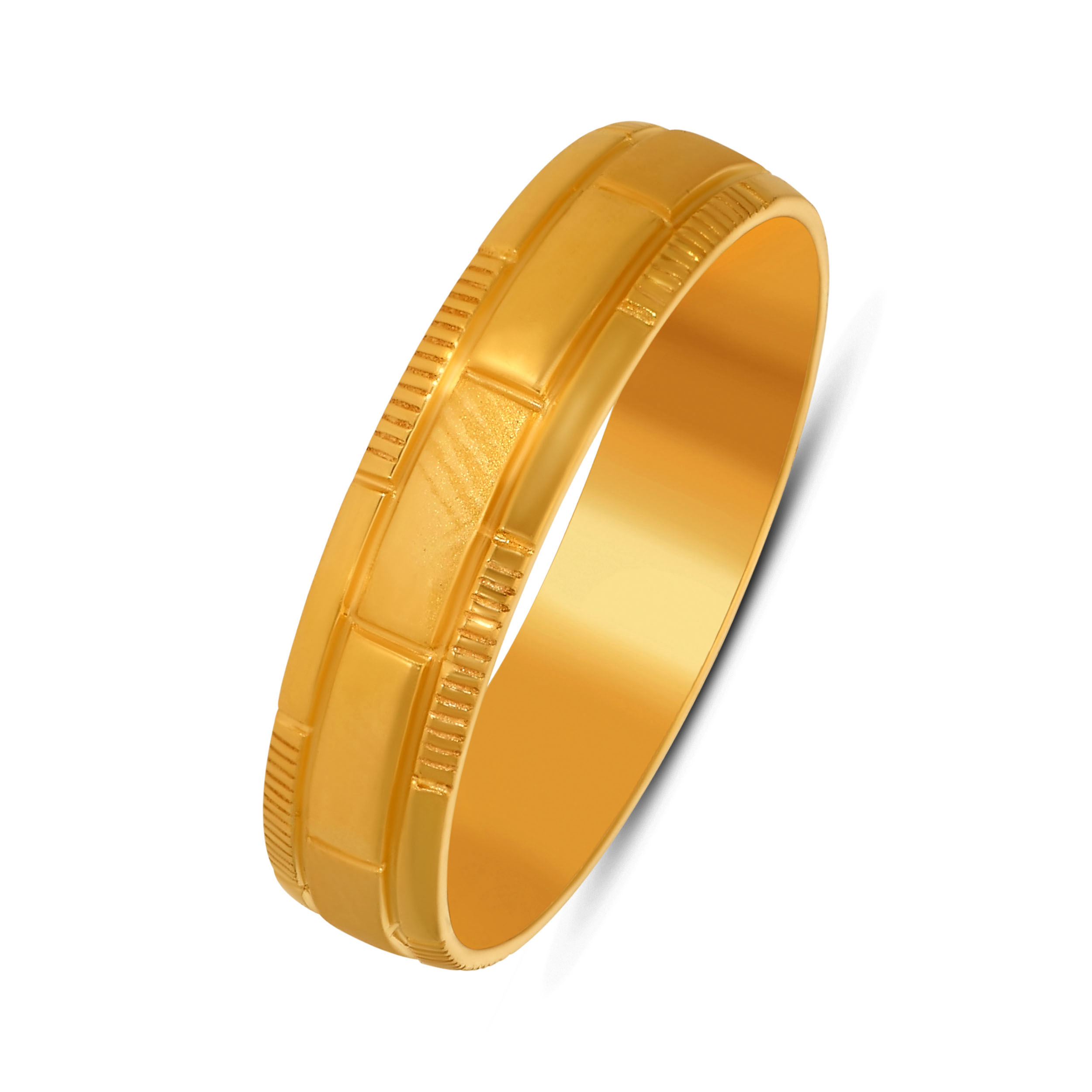 Refined Line Men's Gold Band
