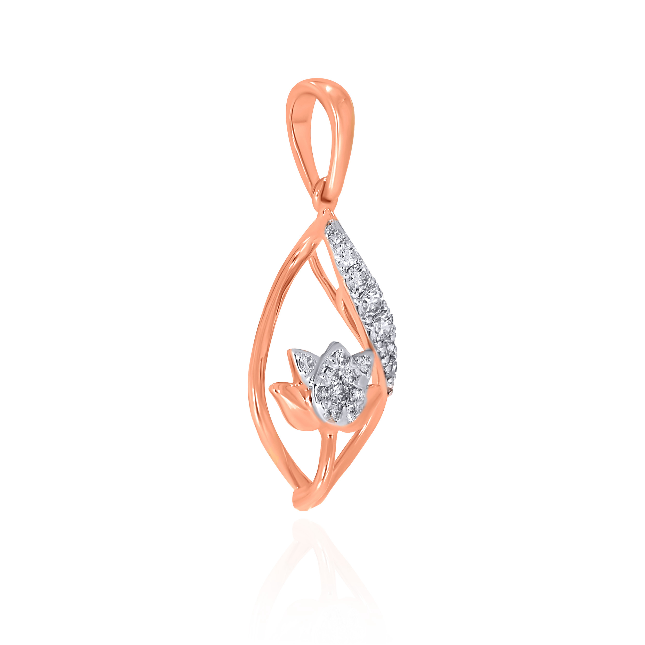 Enchanted Lotus Diamond Pendant - Senco Gold and Diamonds