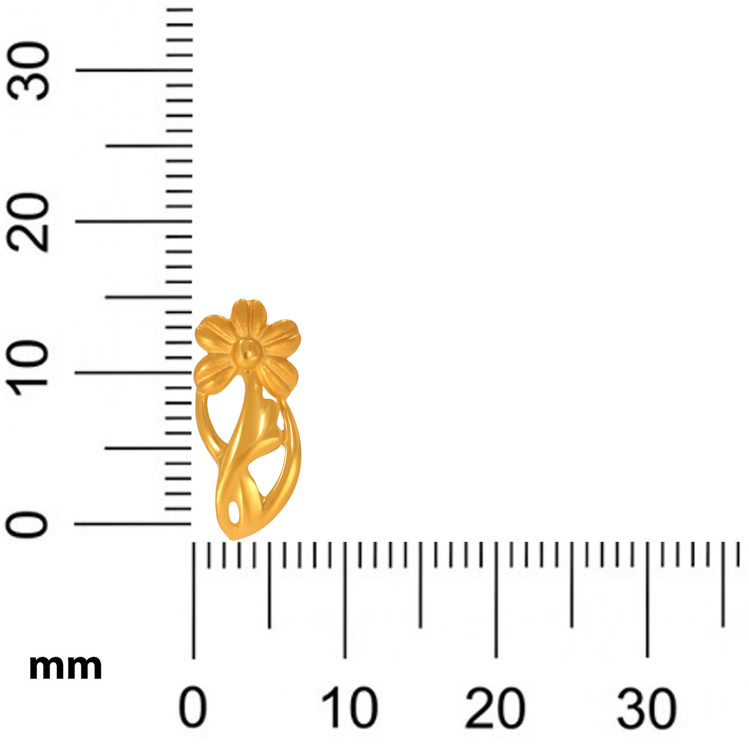 Bloom Radiance Gold Studs - Senco Gold and Diamonds