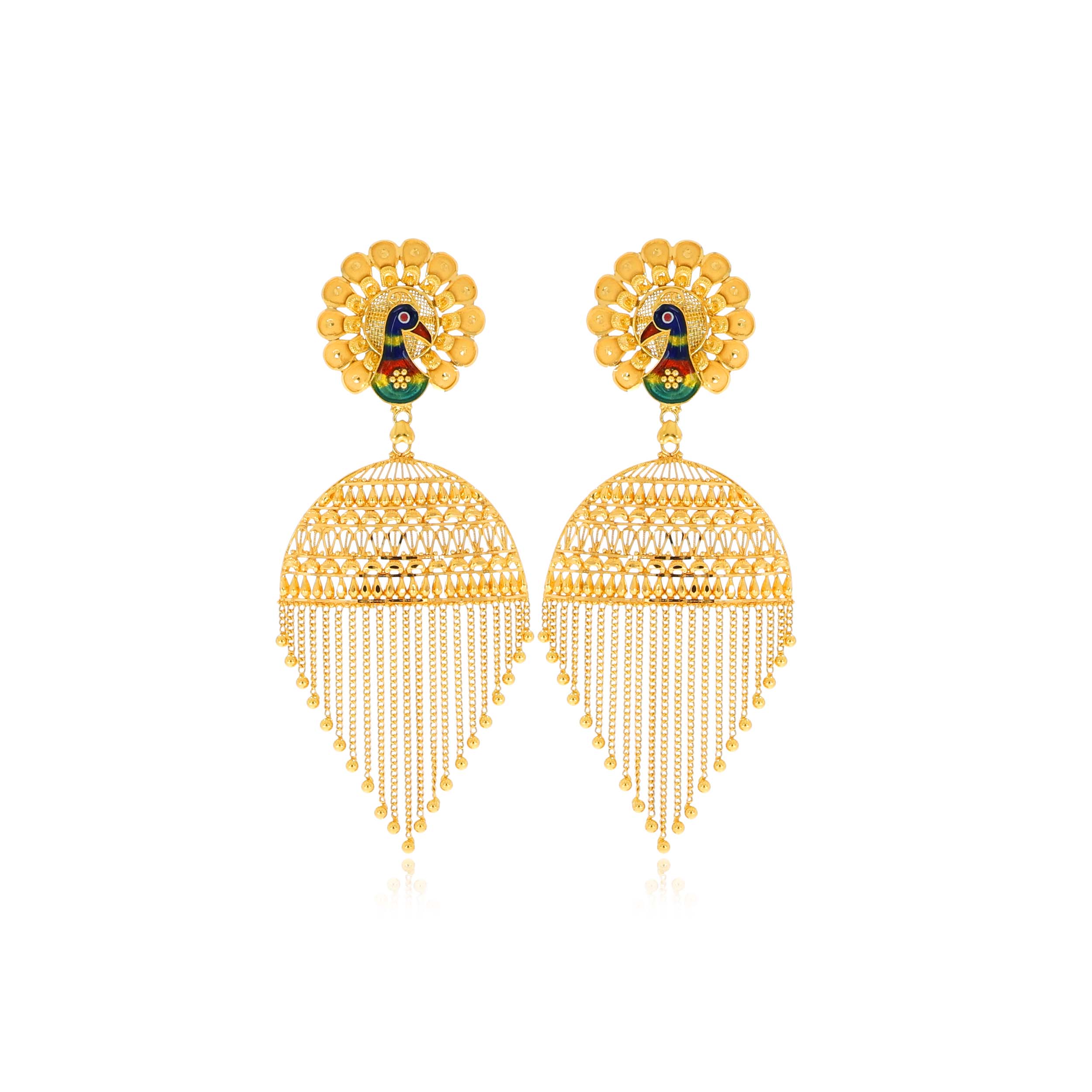 Timeless Treasure Gold Danglers - Senco Gold and Diamonds