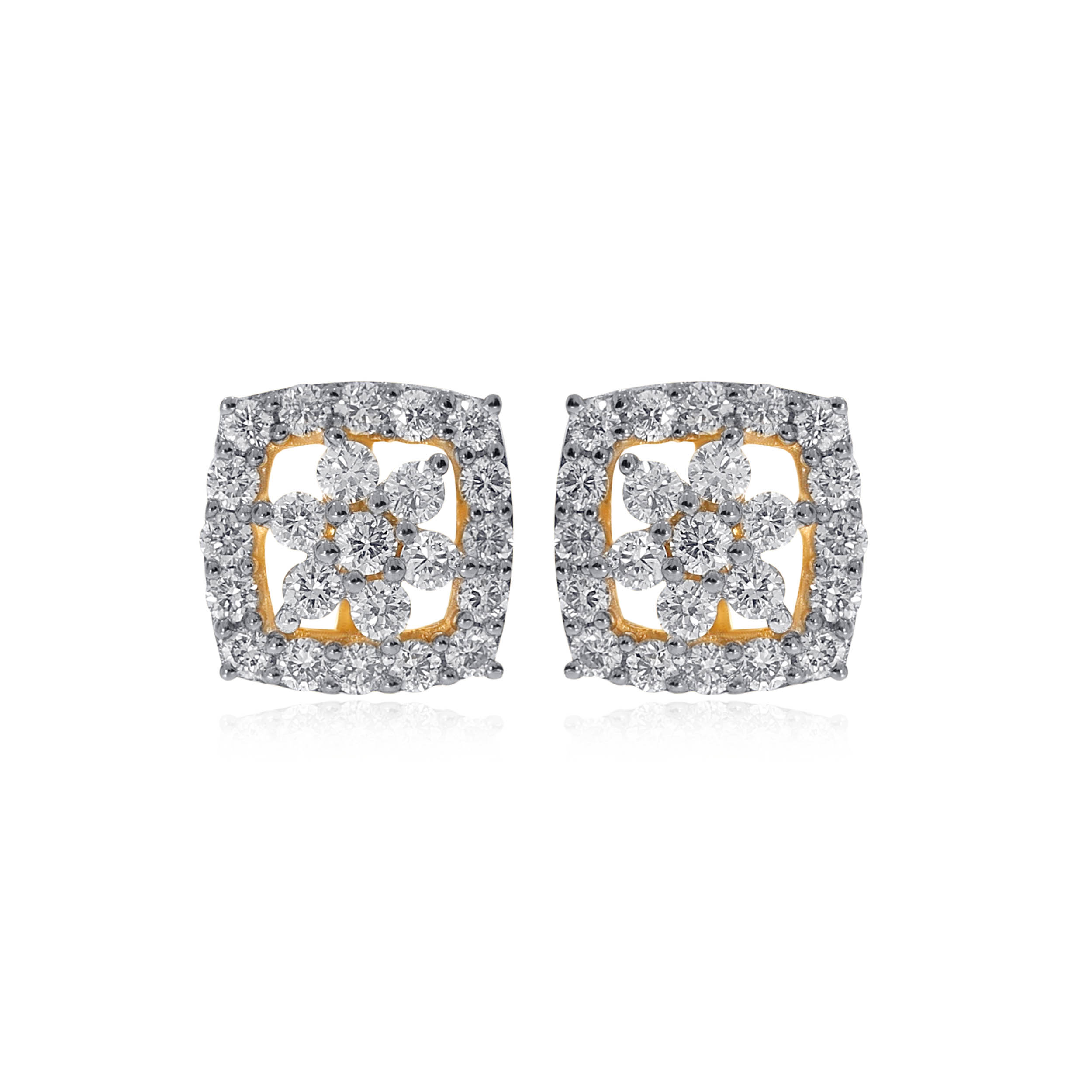 Daisy Blush Diamond Studs - Senco Gold and Diamonds