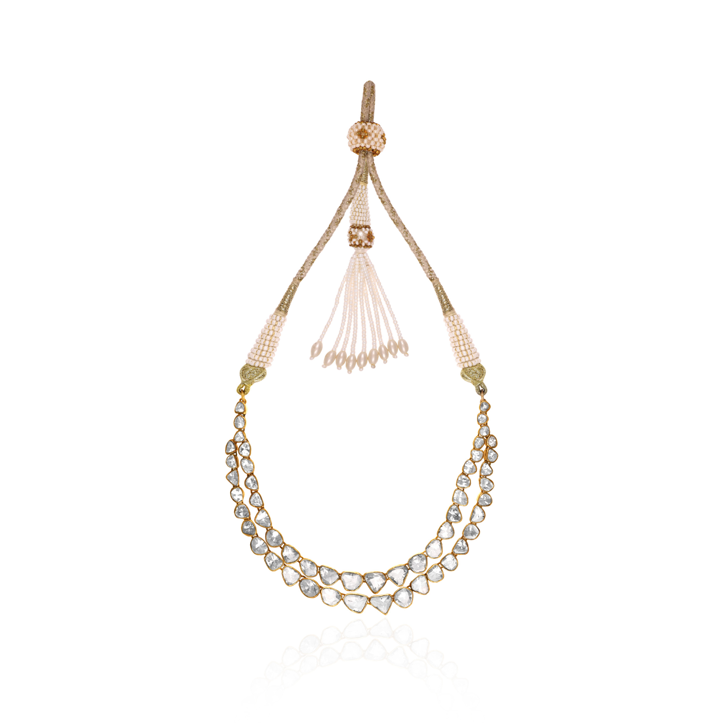 Resplendent Heritage Polki Necklace - Senco Gold and Diamonds
