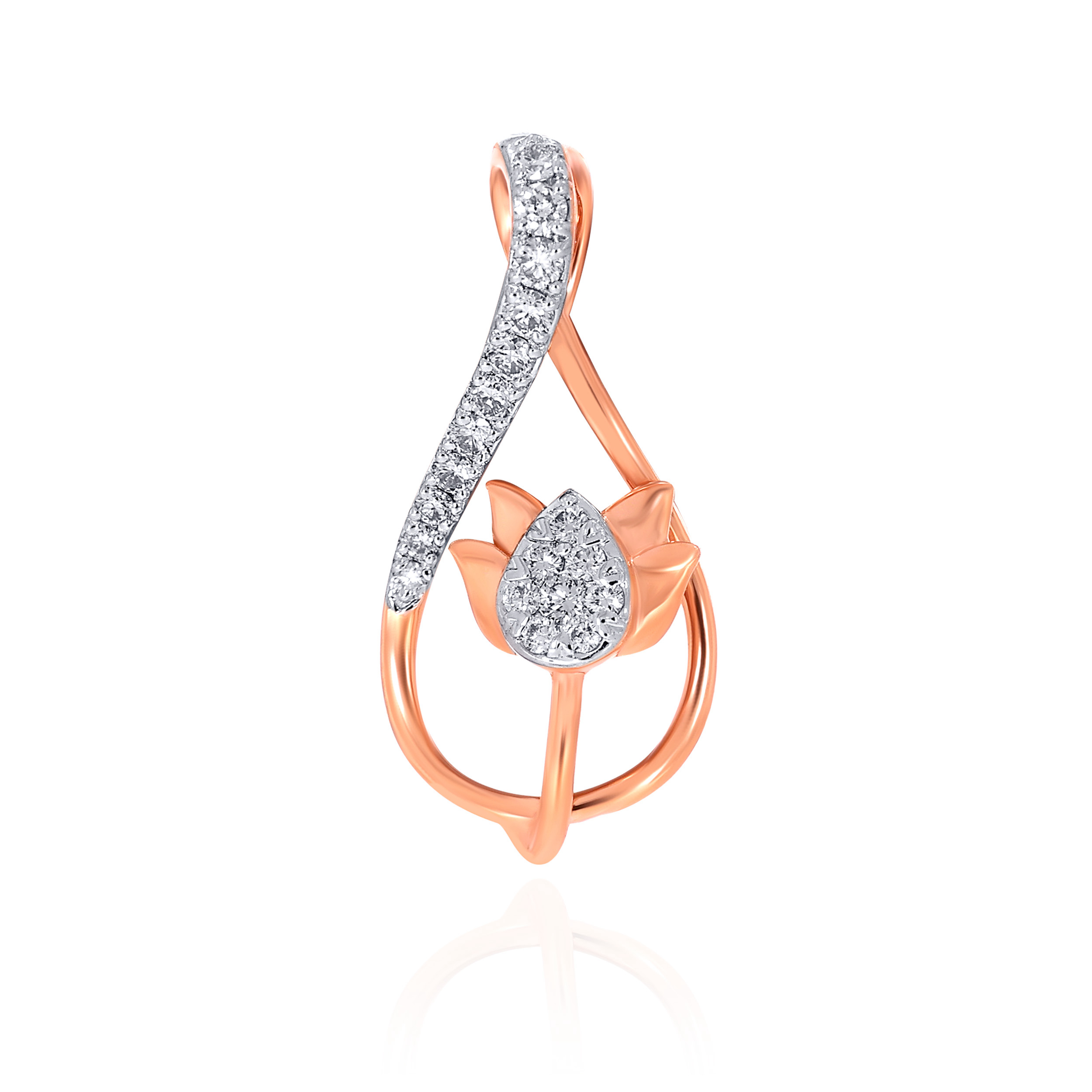 Tranquil Bloom Diamond Pendant - Senco Gold and Diamonds