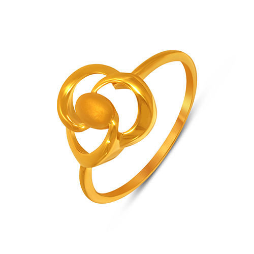  Floral Silhouette Gold Ring - Senco Gold and Diamonds