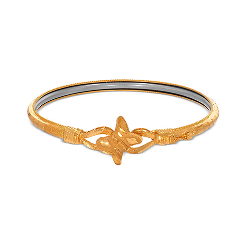 Graceful Knot Gold Noa Bangle - Senco Gold and Diamonds