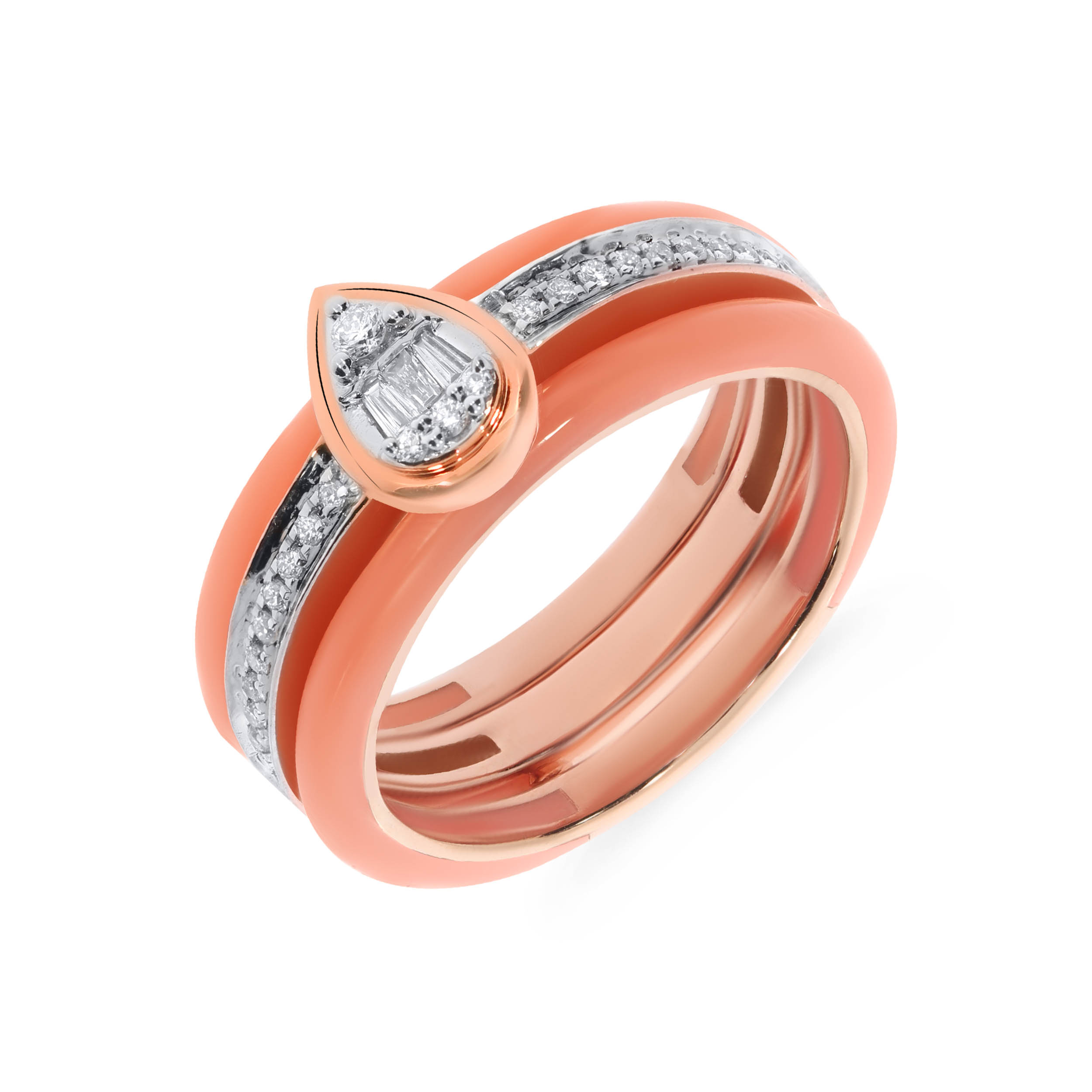 Striking Droplet Diamond Ring - Senco Gold and Diamonds