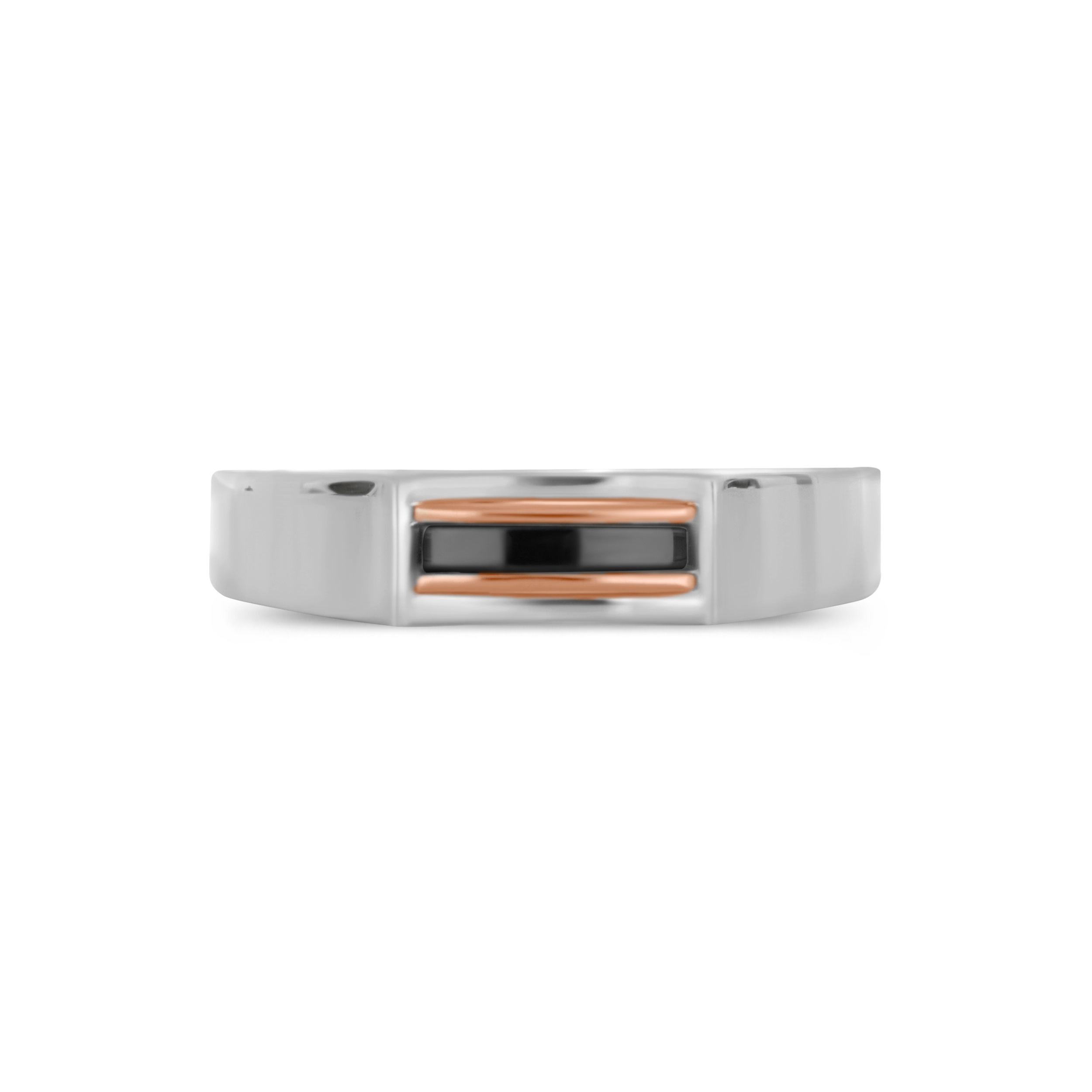 Modernist Bar Men's Platinum Ring - Senco Gold and Diamonds