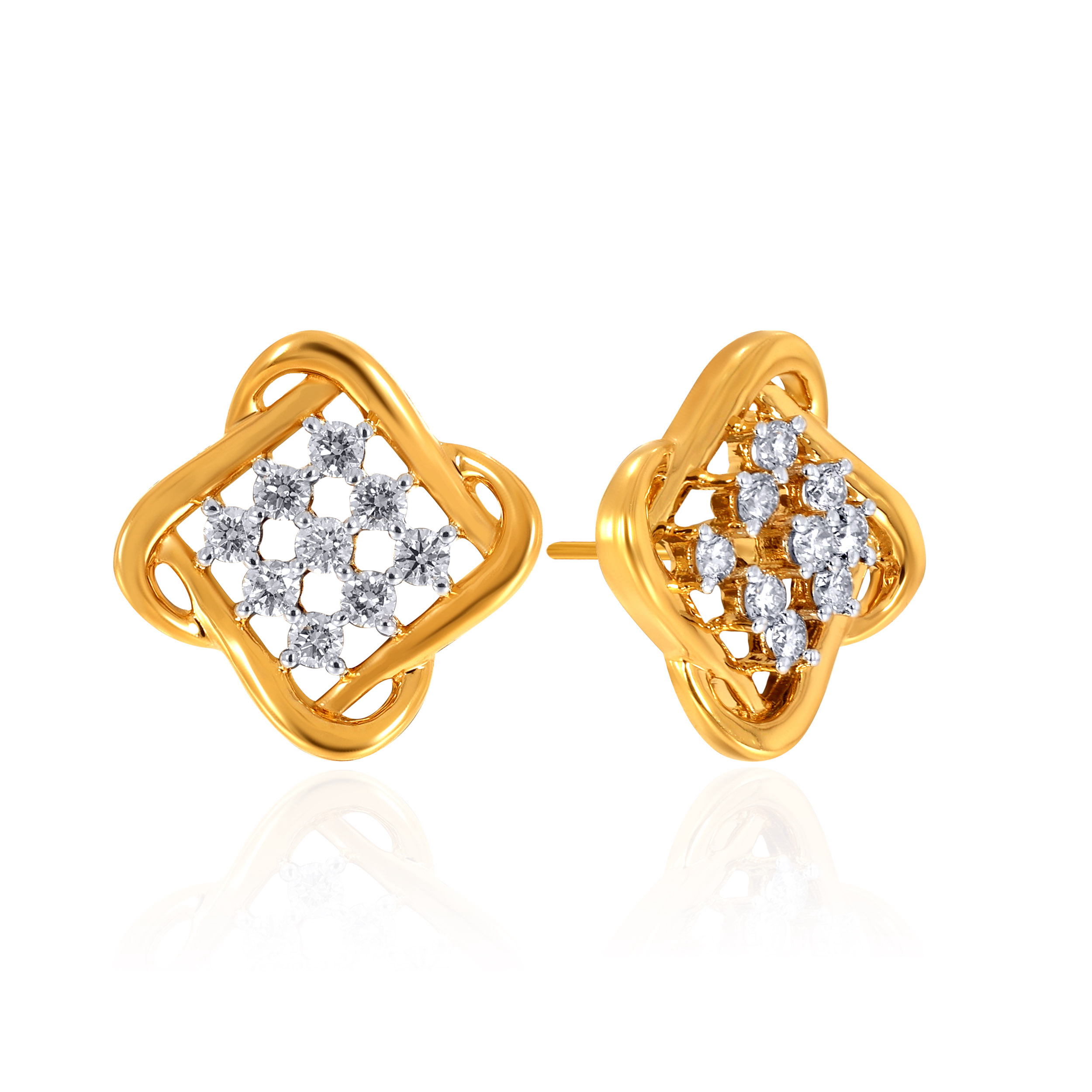 Radiant Brilliance Diamond Studs - Senco Gold and Diamonds