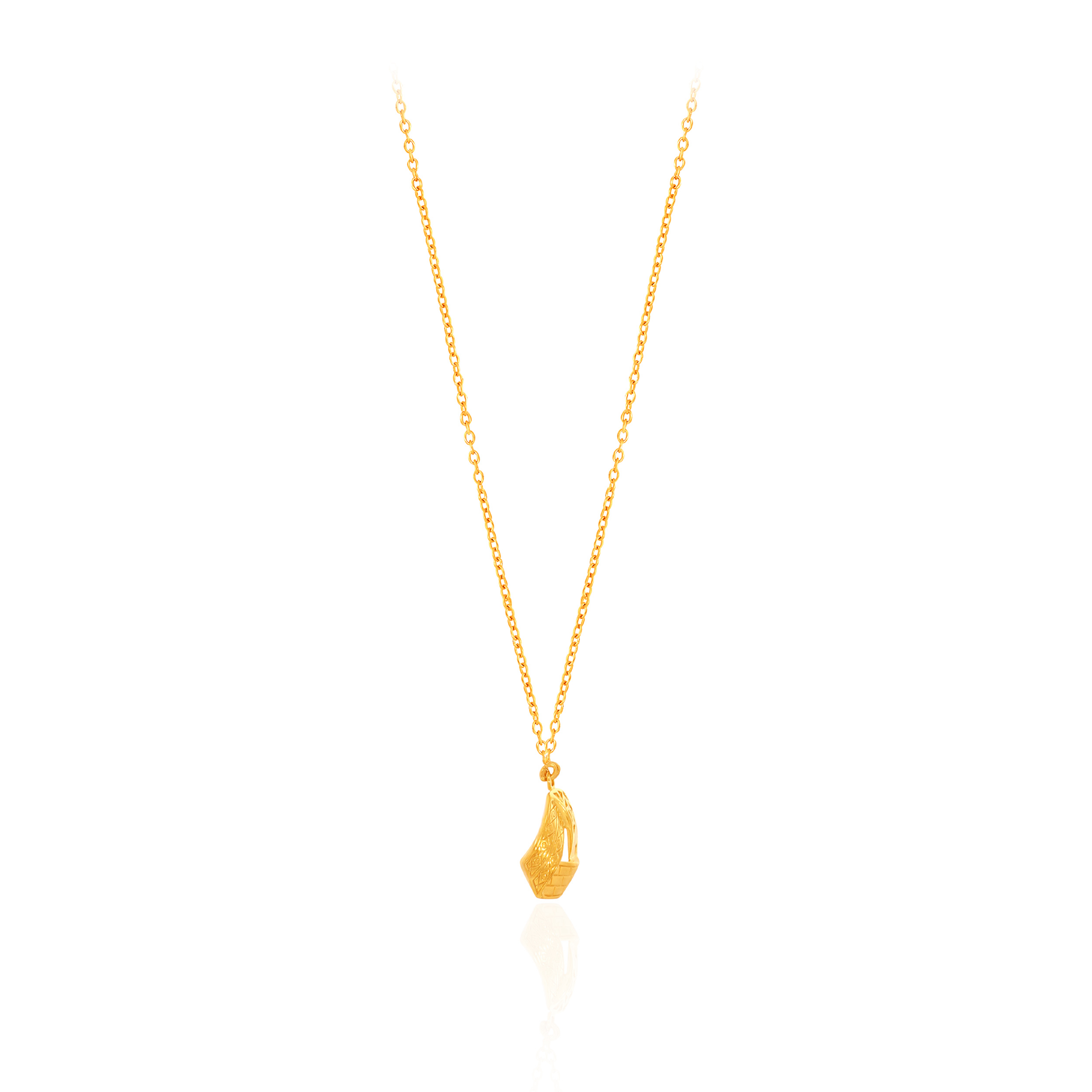 22K Yellow Gold Chain Pendant-GPN-D000777017 - Senco Gold and Diamonds