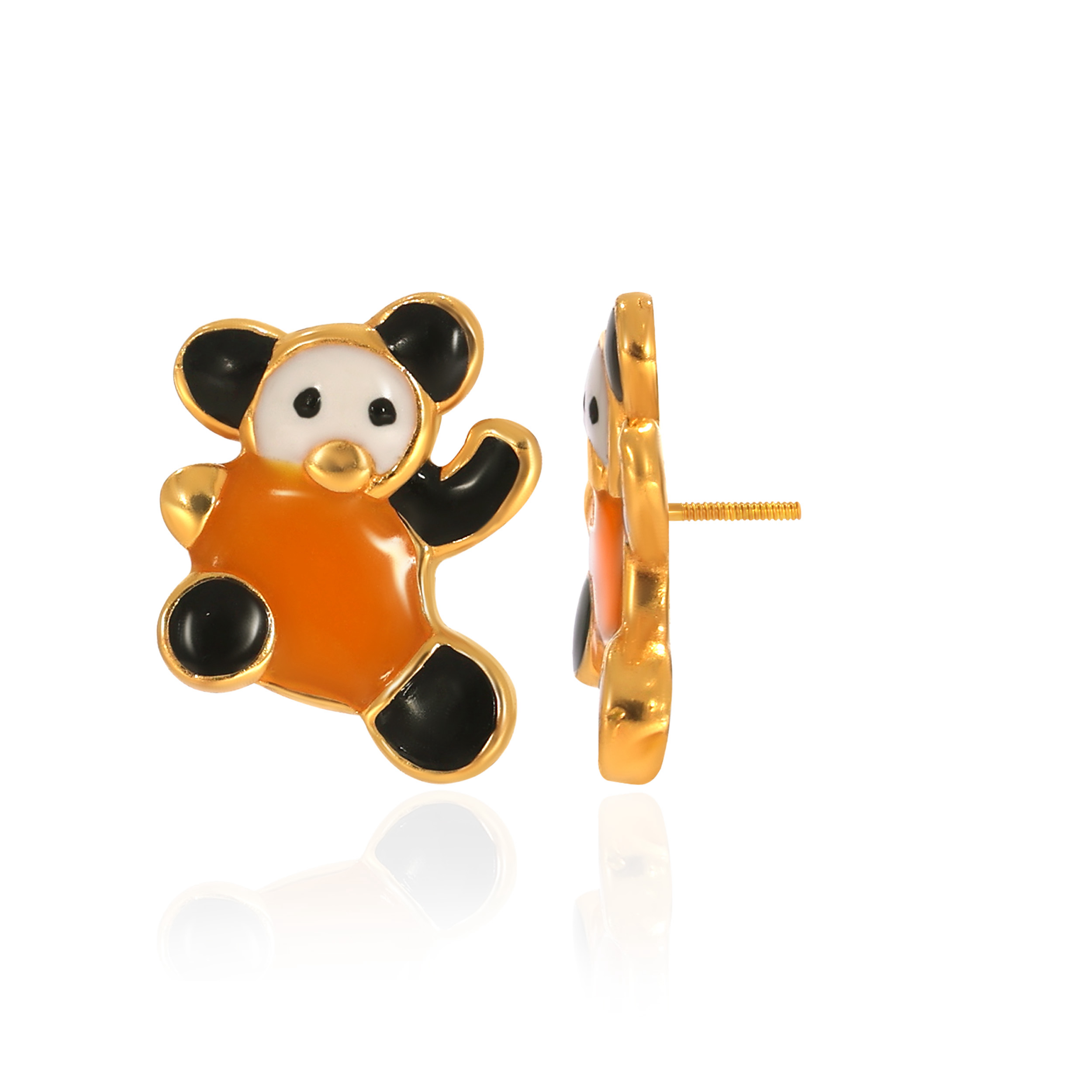 Beary Cute Kids' Gold Studs - Senco Gold and Diamonds