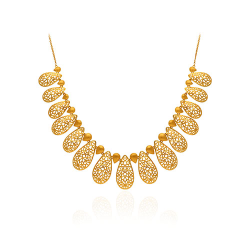 Sylvan Trellis Gold Necklace - Senco Gold and Diamonds