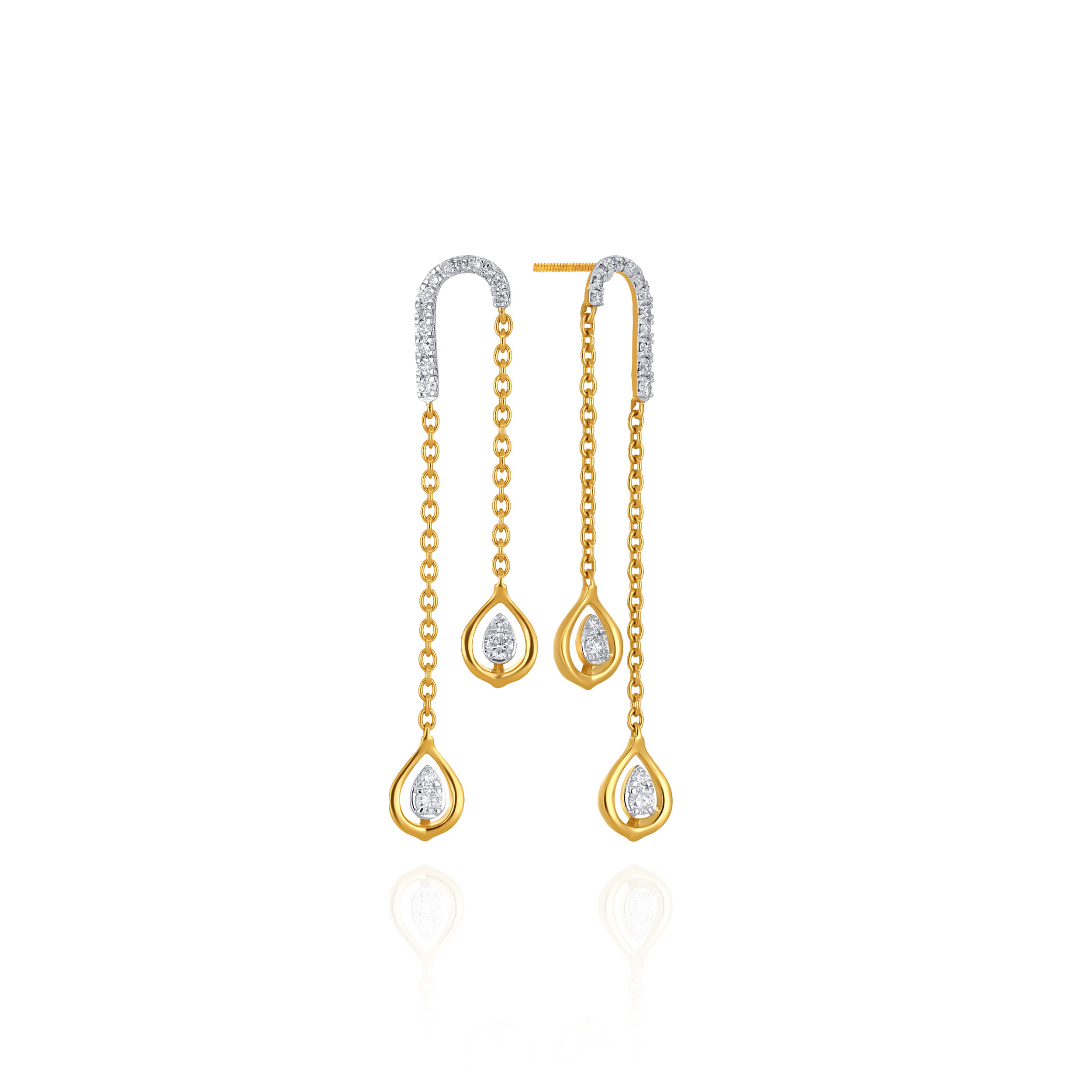 Dewlit Spark Diamond Earrings - Senco Gold and Diamonds