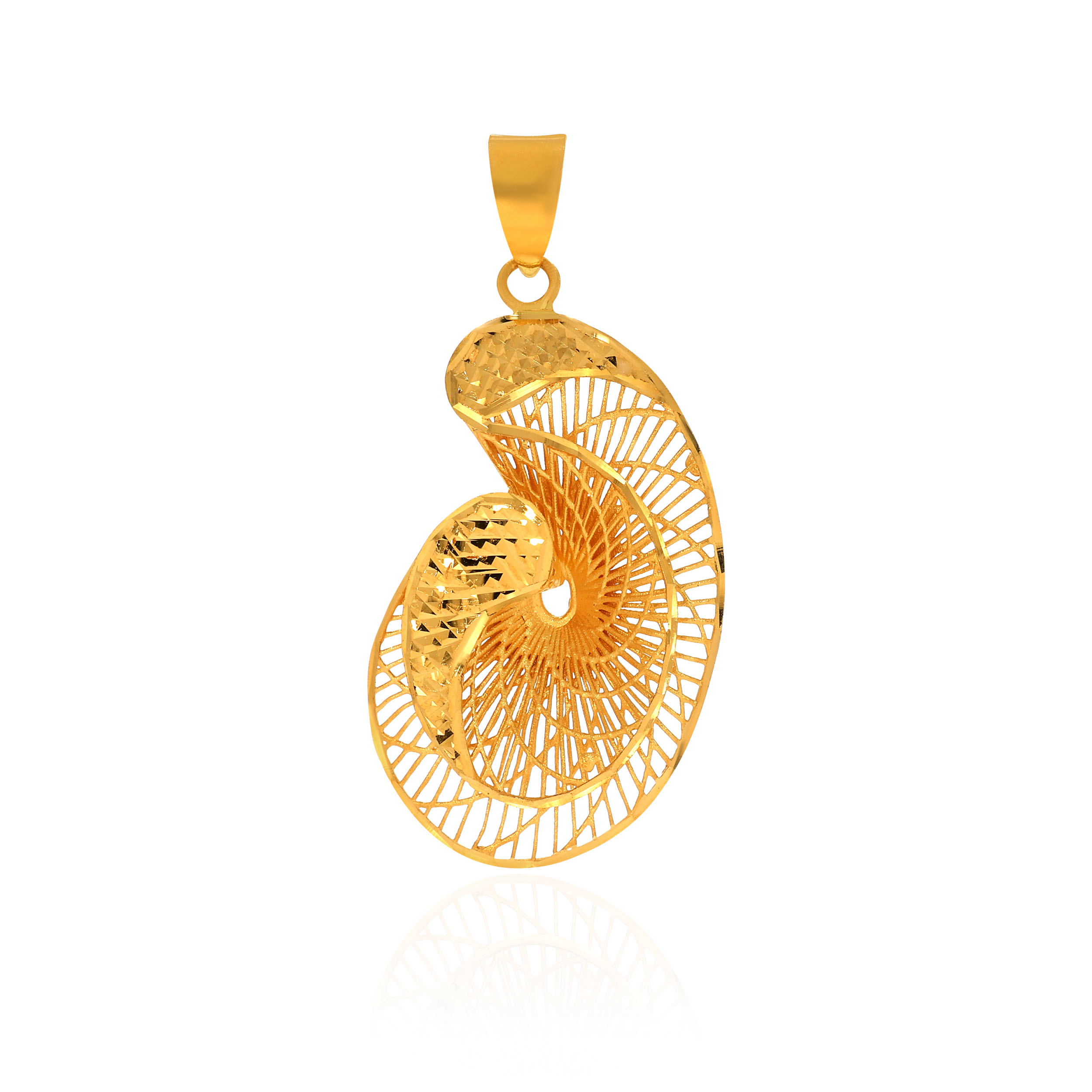 22K Yellow Gold Pendant-GPN-D000741349 - Senco Gold and Diamonds