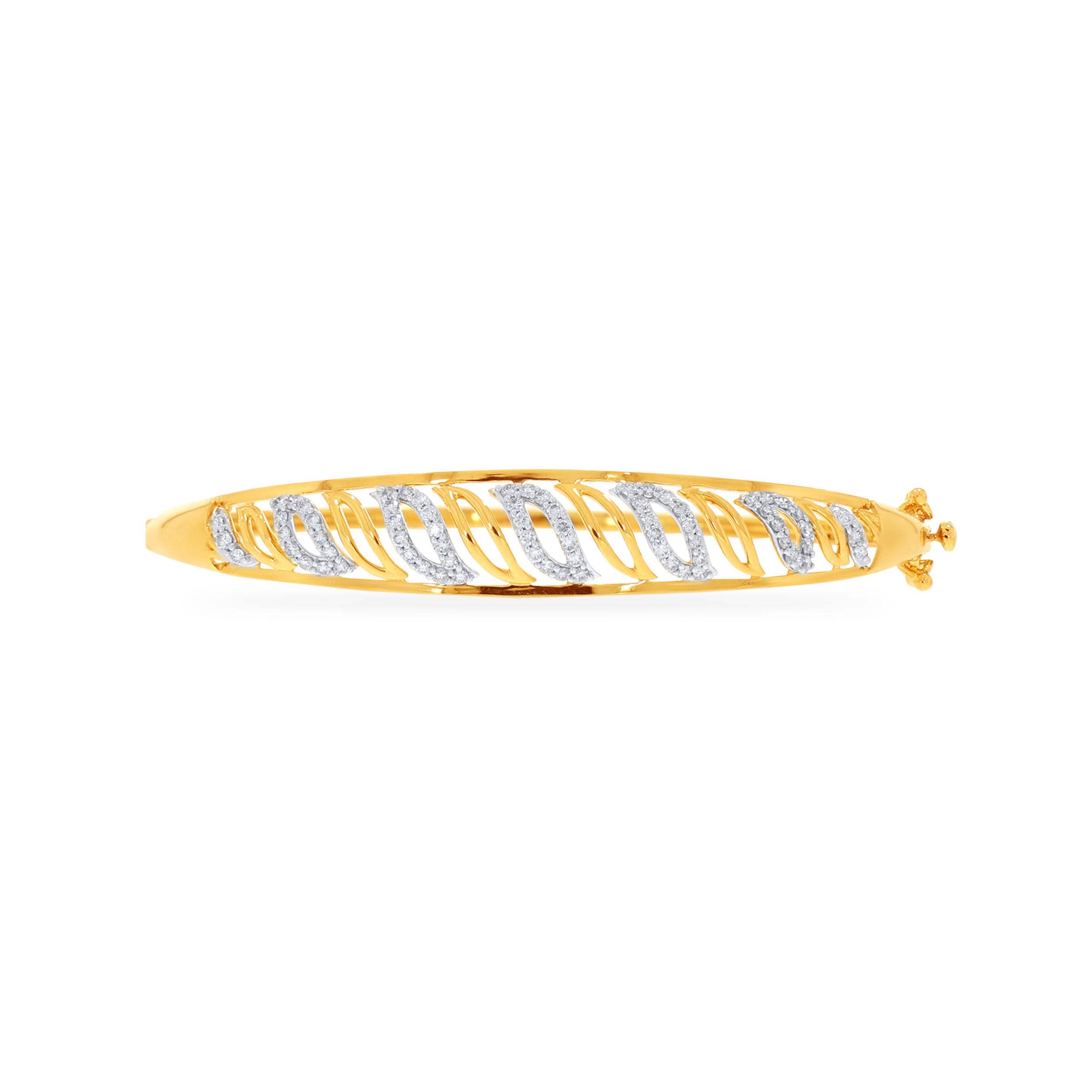 Artsy Leaves Diamond Bracelet - Senco Gold and Diamonds