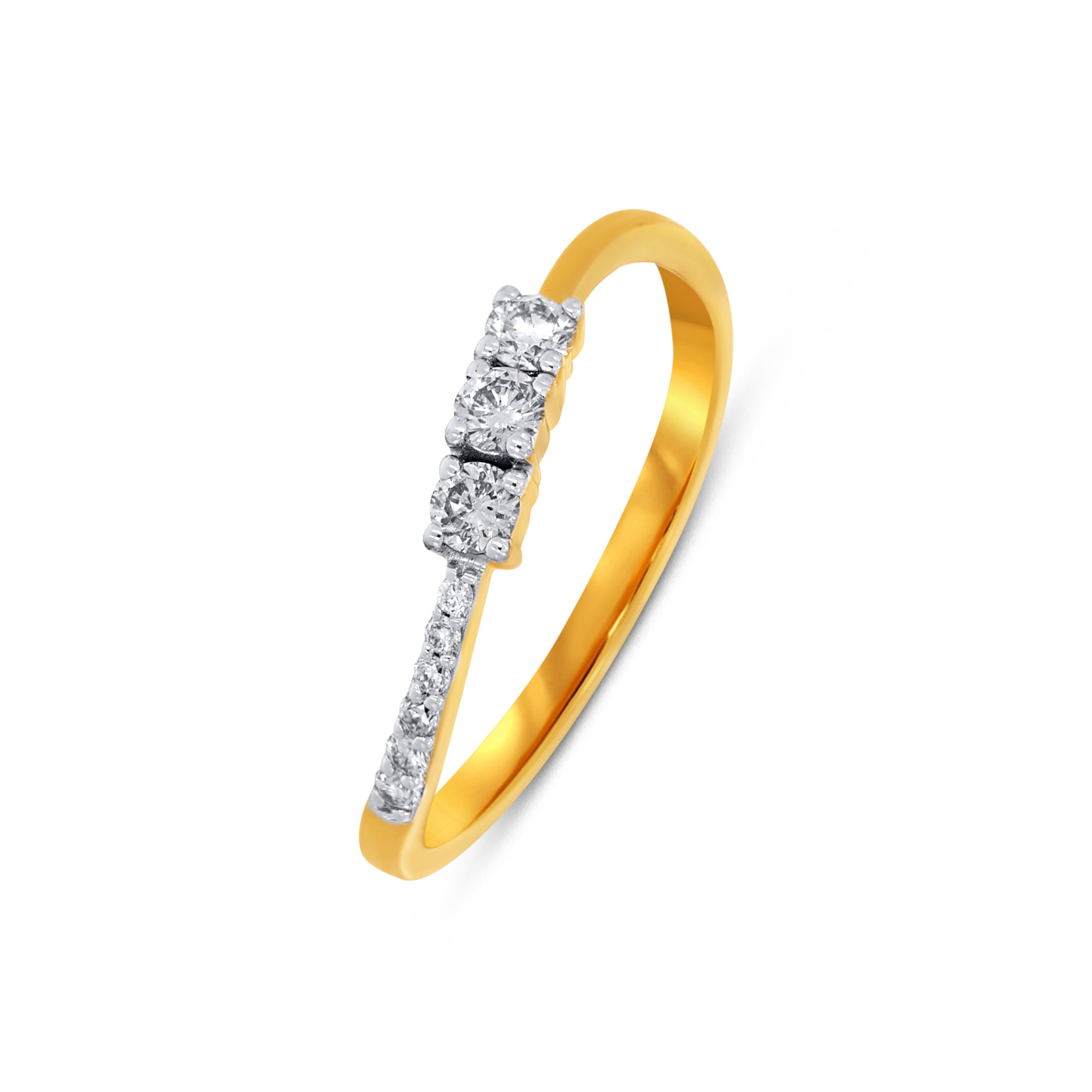 Parallel Starlight Diamond Ring - Senco Gold and Diamonds