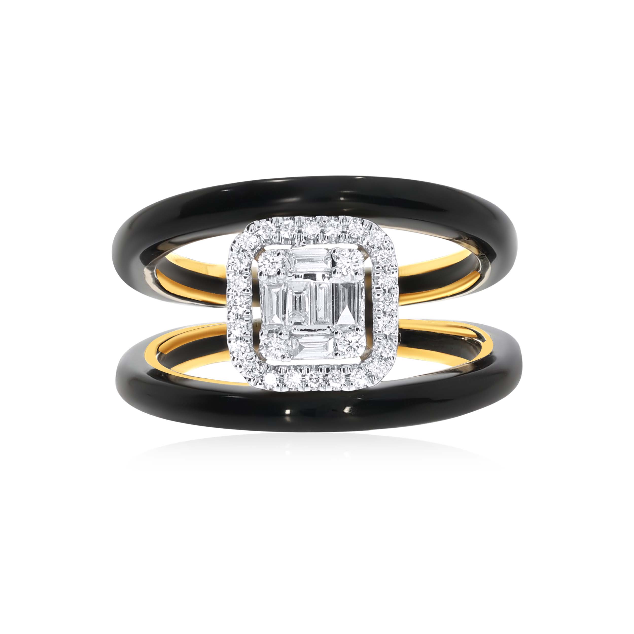 Innovative Shimmer Diamond Ring - Senco Gold and Diamonds