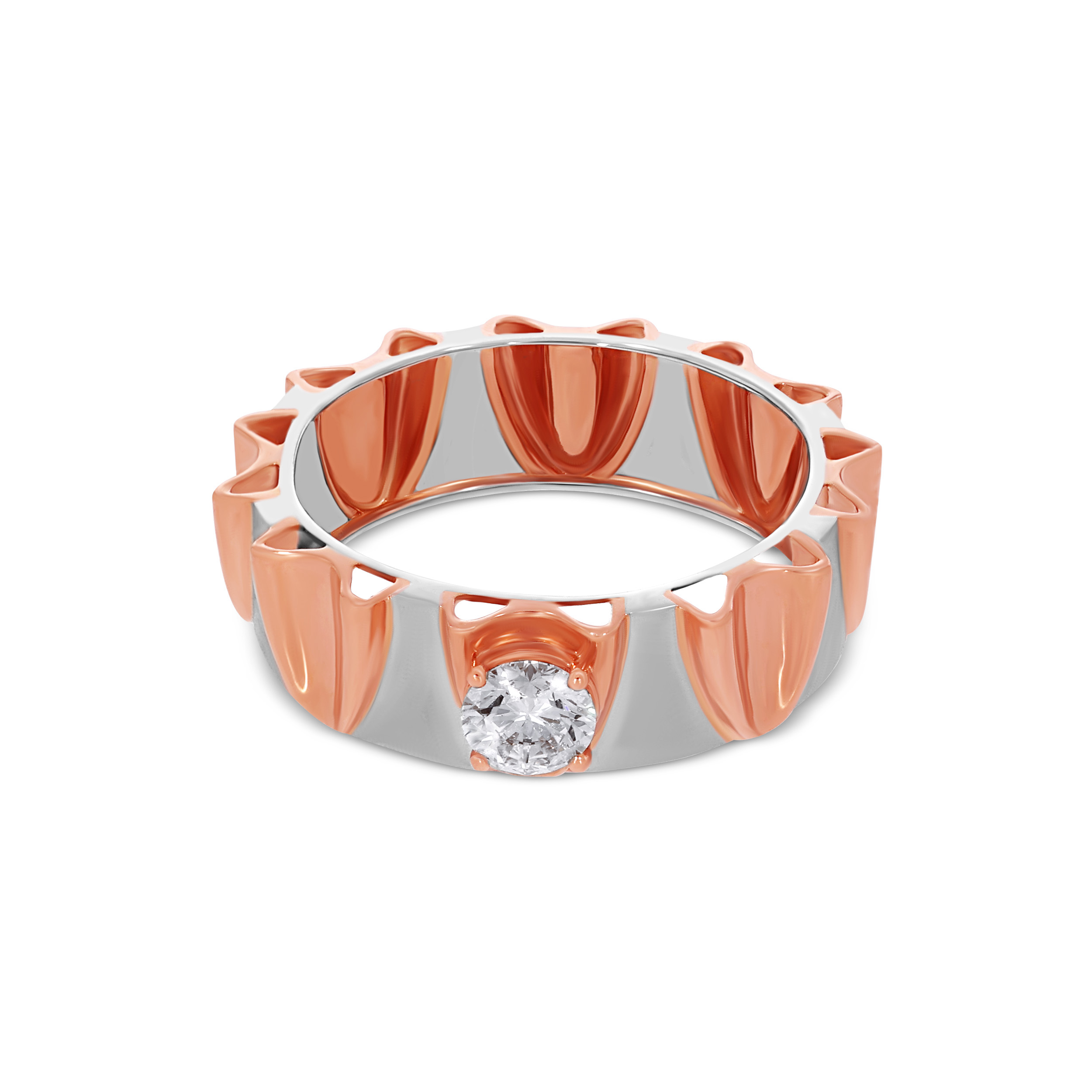 Echelon Platinum Diamond Men's Ring - Senco Gold and Diamonds