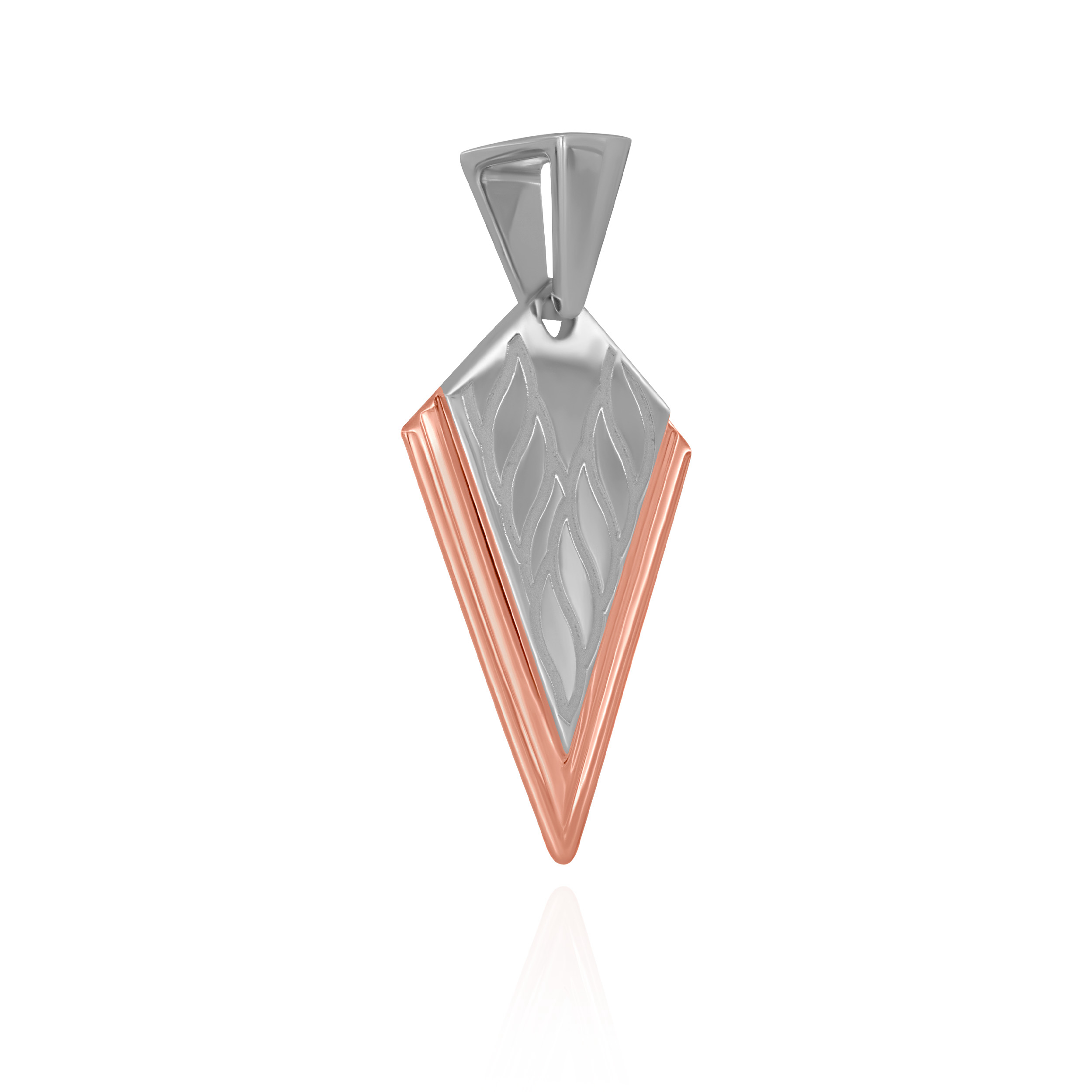 Prism Edge Men's Platinum Pendant - Senco Gold and Diamonds