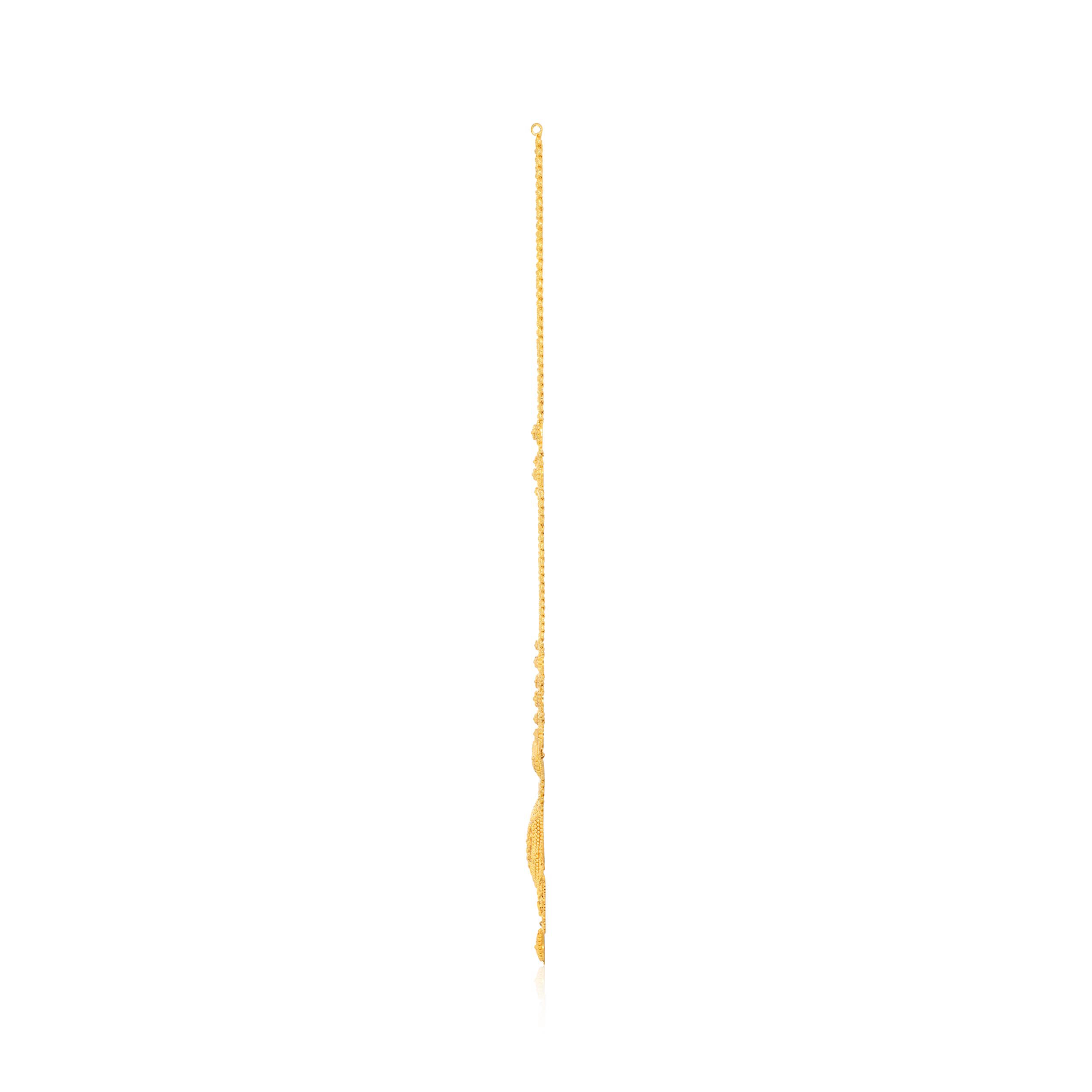 Graceful Heirloom Gold Long Necklace - Senco Gold and Diamonds