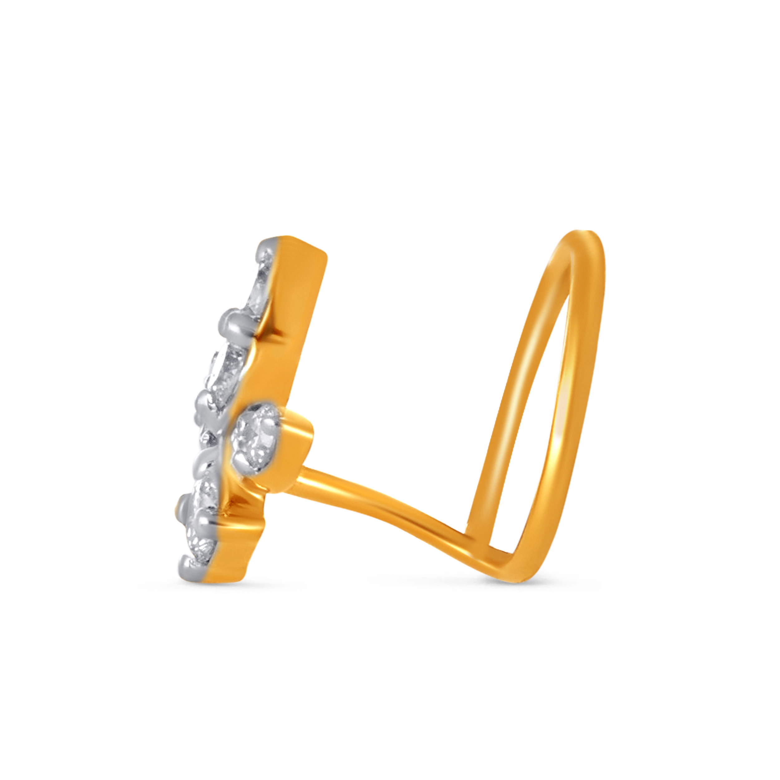 Solstice Spark Diamond Nose Pin - Senco Gold and Diamonds