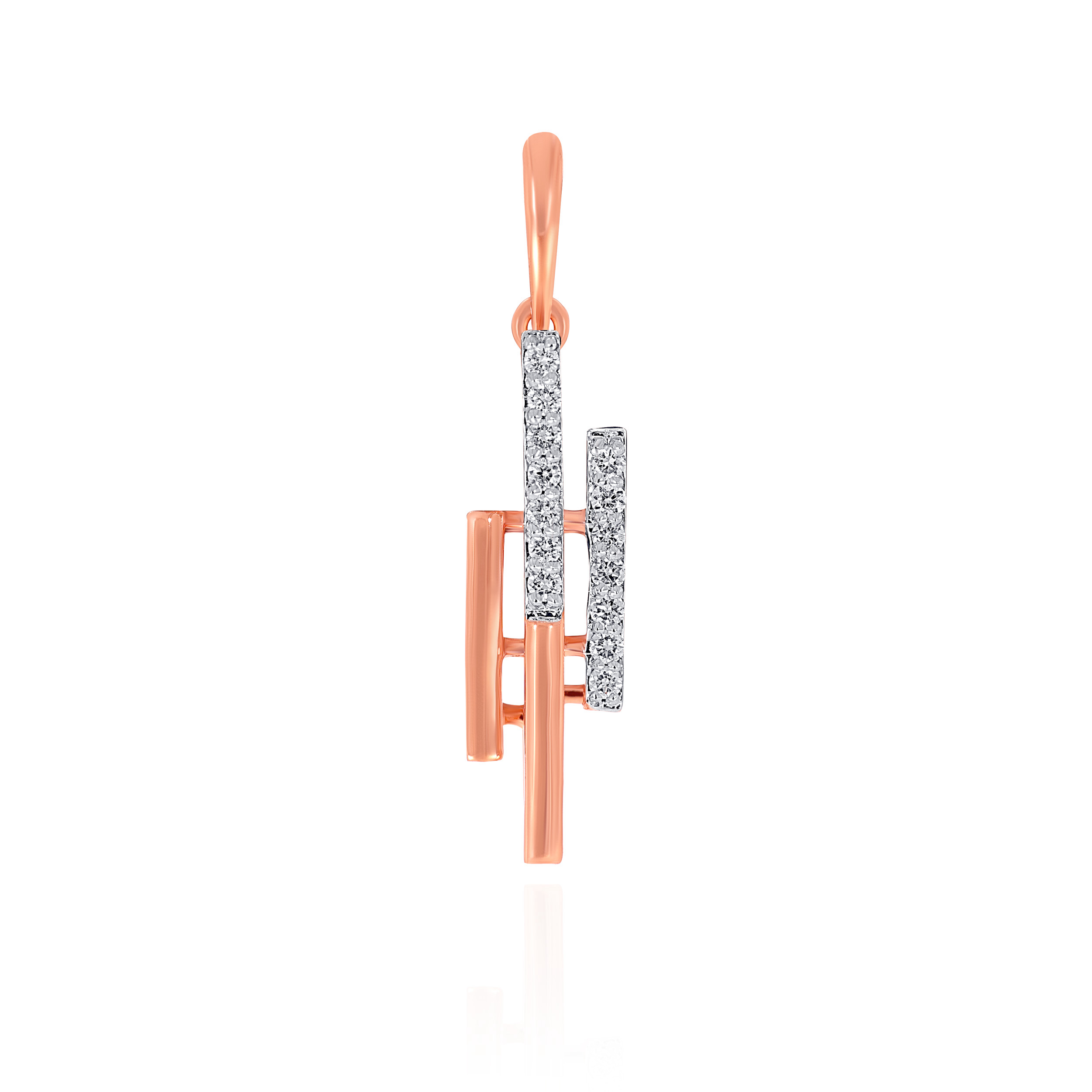 Abstract Lines Diamond Pendant - Senco Gold and Diamonds