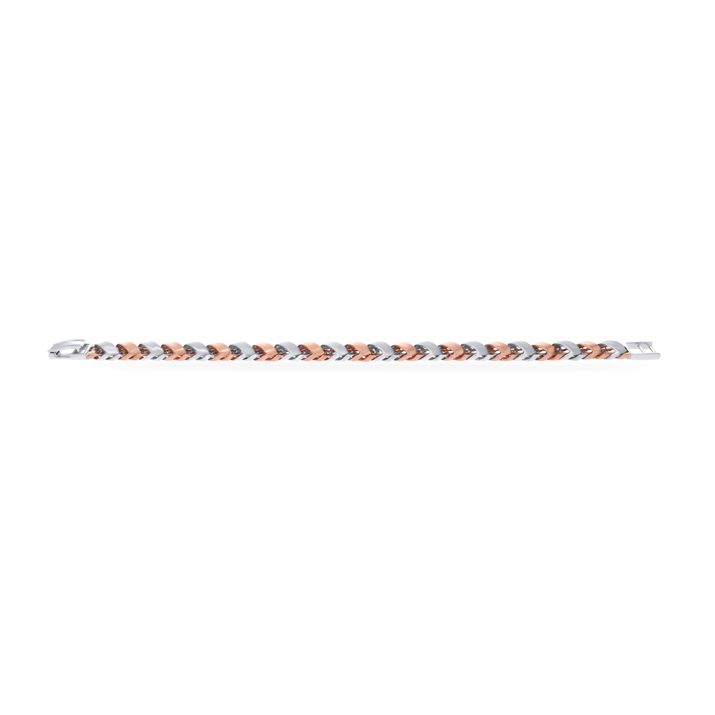 Entwined Zeal Men Platinum Wristlet - Senco Gold and Diamonds