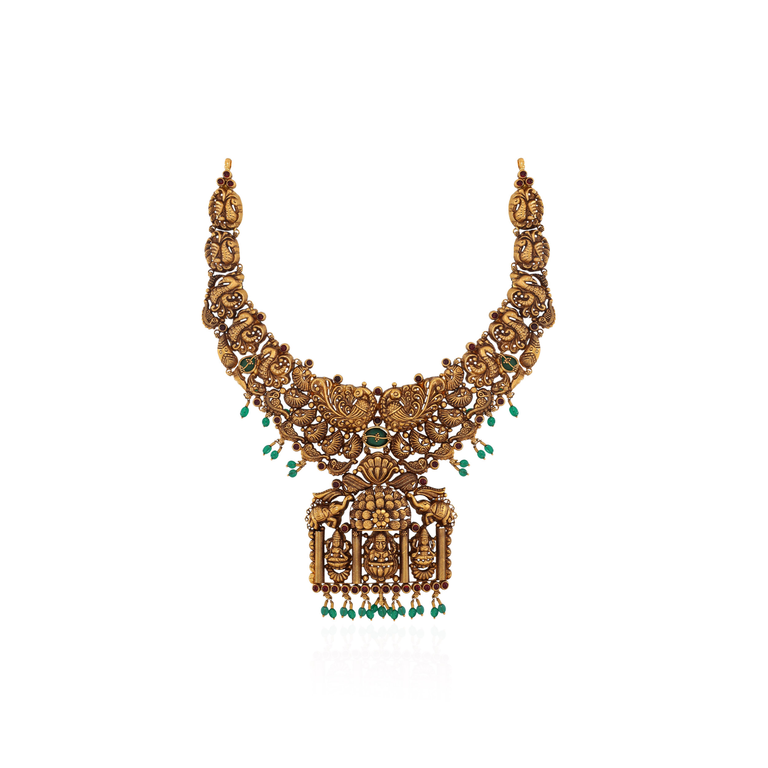 Imperial Blessings Antique Gold Necklace - Senco Gold and Diamonds