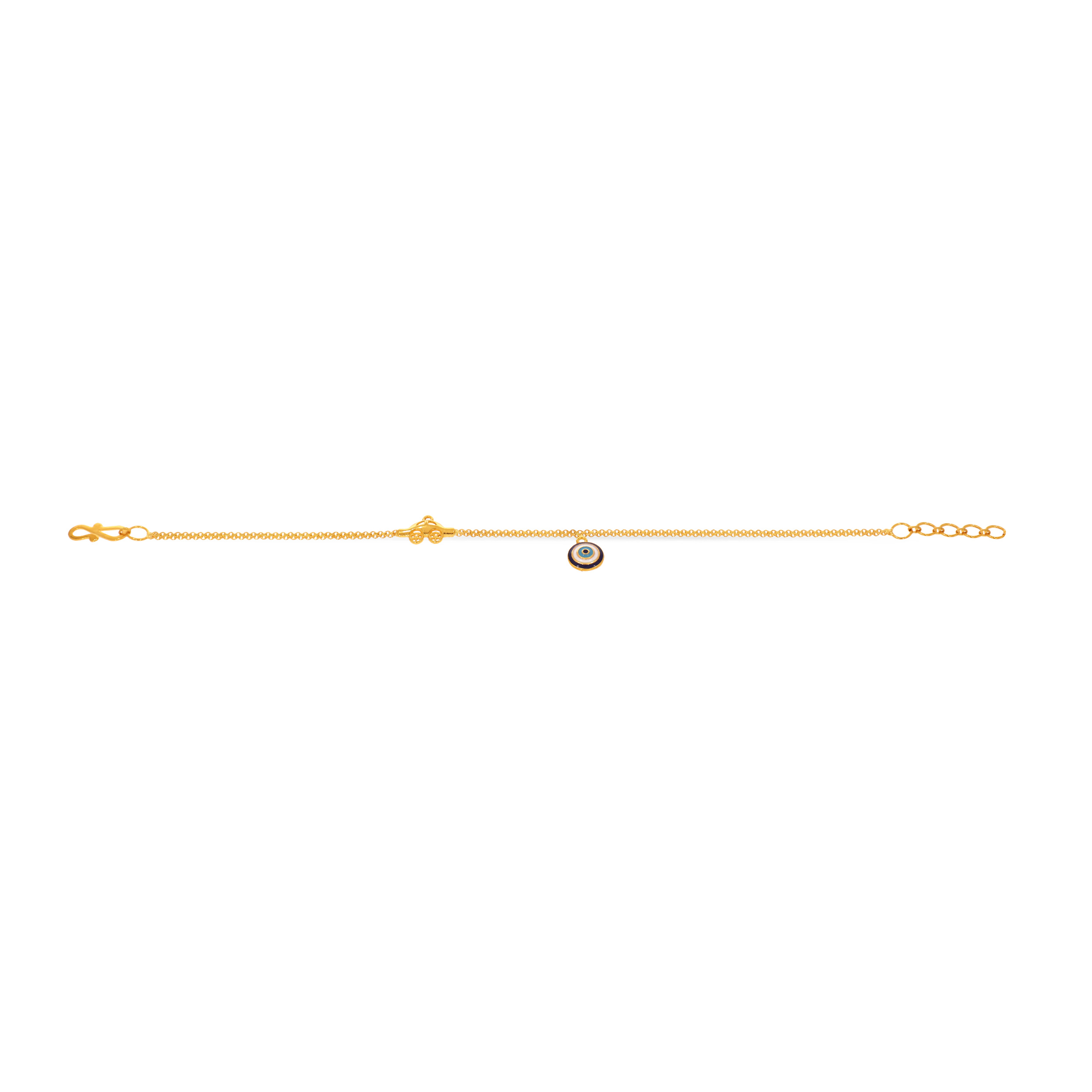 Evil Eye Gold Bracelet - Senco Gold and Diamonds