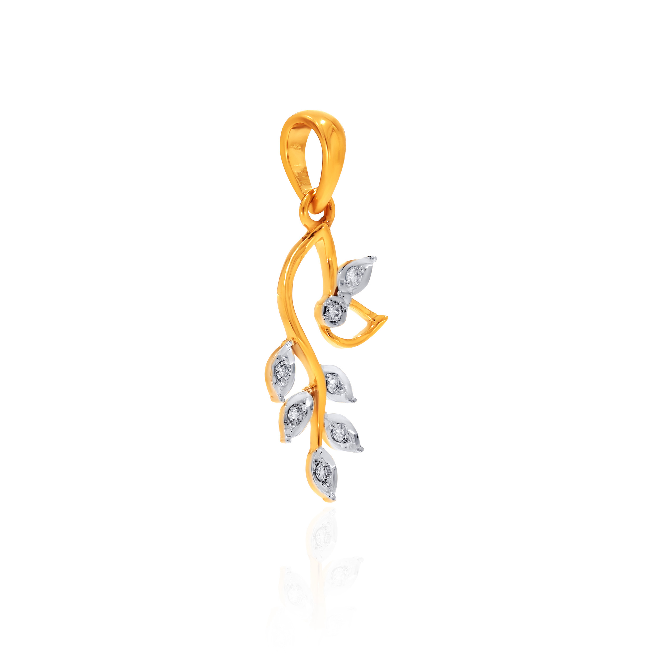 Botanic Gleam Diamond Pendant - Senco Gold and Diamonds