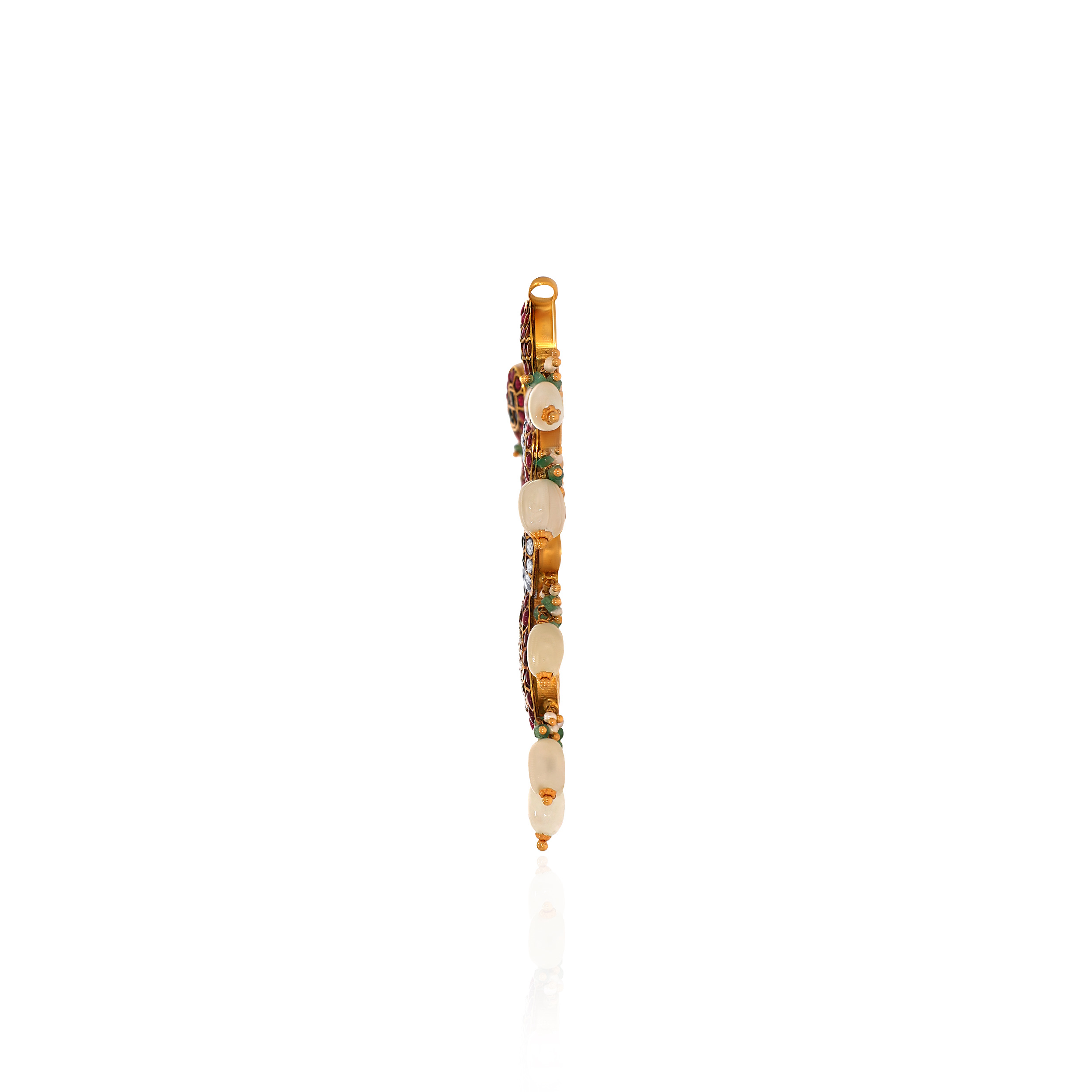 22K Yellow Gold Kundan Necklace-GN-D000788418 - Senco Gold and Diamonds